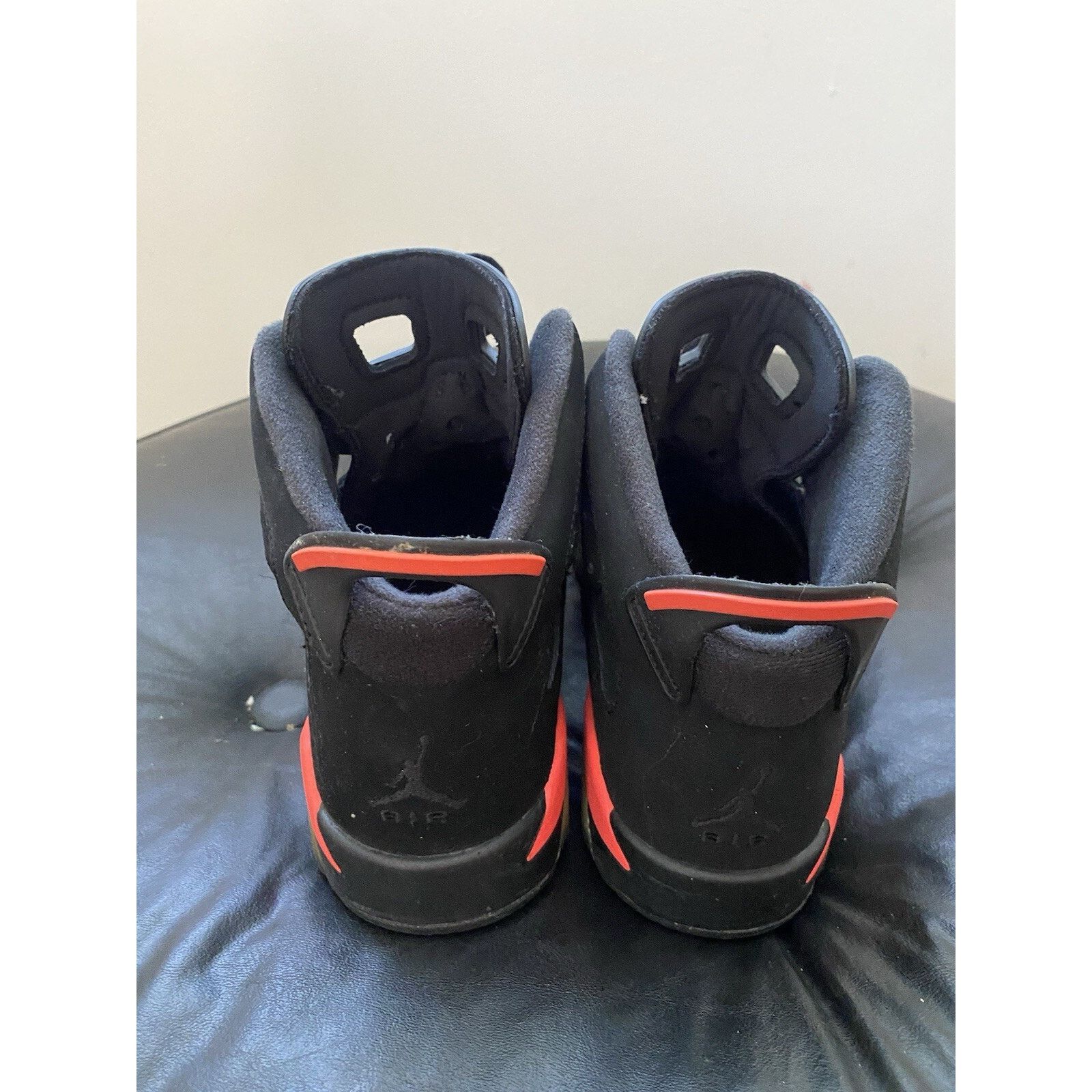 Nike Nike Jordan 6 Retro Infrared Black Red 2014 GS Youth Size 6Y Size US 6 / EU 39 - 5 Thumbnail