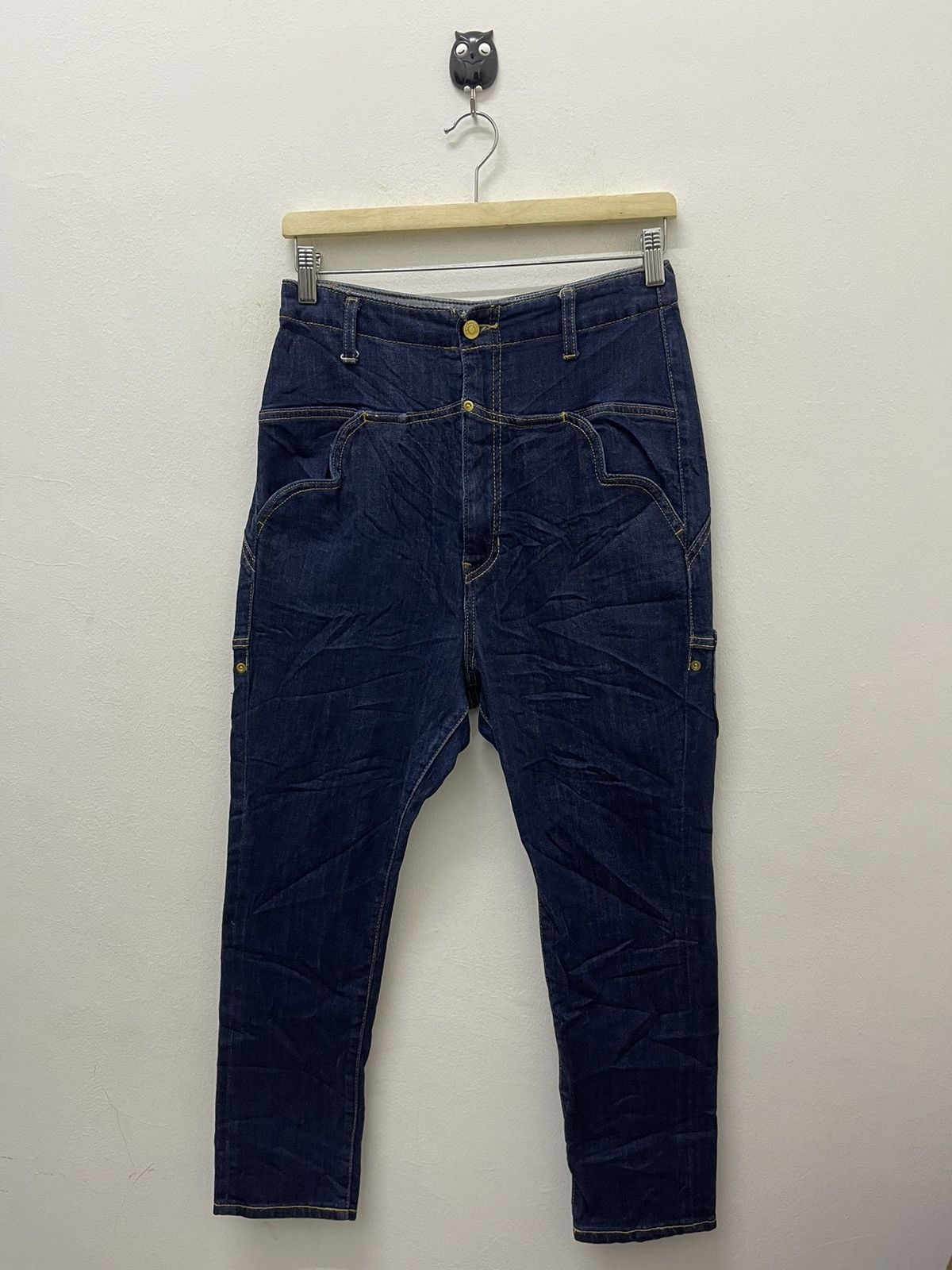 Issey Miyake Rare MERCIBEAUCOUP Issey Miyake High Waist Denim Size US 27 - 4 Thumbnail