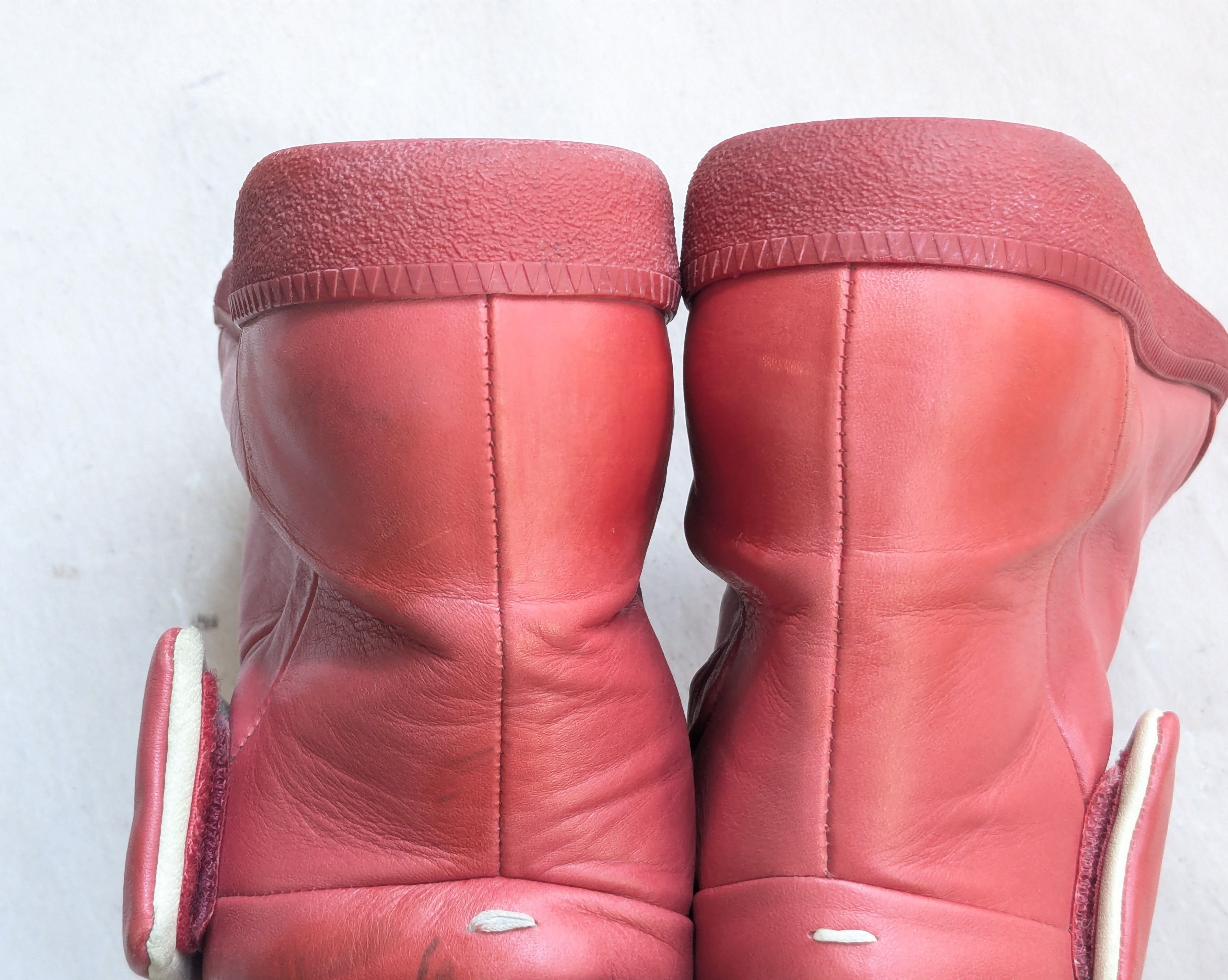Maison Margiela Maison Margiela Future Red High Tops 9 42 Leather Size US 9 / EU 42 - 15 Thumbnail