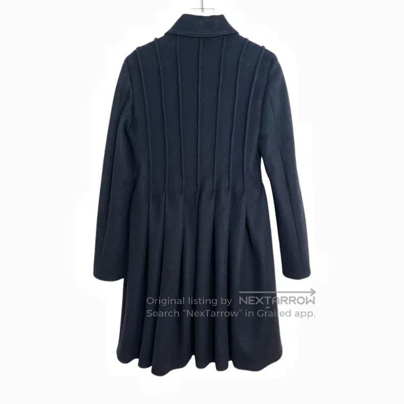 Valentino Valentino Black classic pleated wool coat Size M / US 6-8 / IT 42-44 - 2 Thumbnail