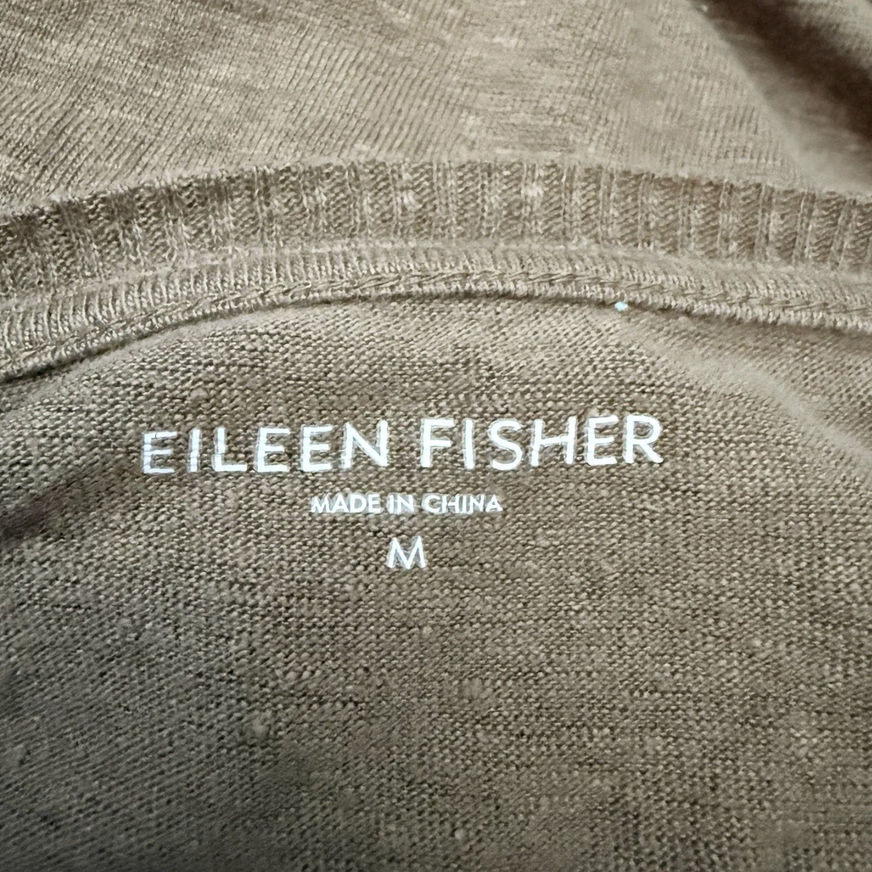 Eileen Fisher Eileen Fisher Linen Casual Shirt Brown Womens Medium Size M / US 6-8 / IT 42-44 - 4 Thumbnail