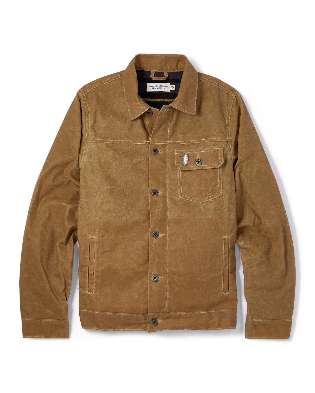 Flint And Tinder × Grateful Dead × Huckberry Huckberry x Grateful Dead Flannel-Lined Waxed Trucker Jacket Size US S / EU 44-46 / 1 - 2 Thumbnail