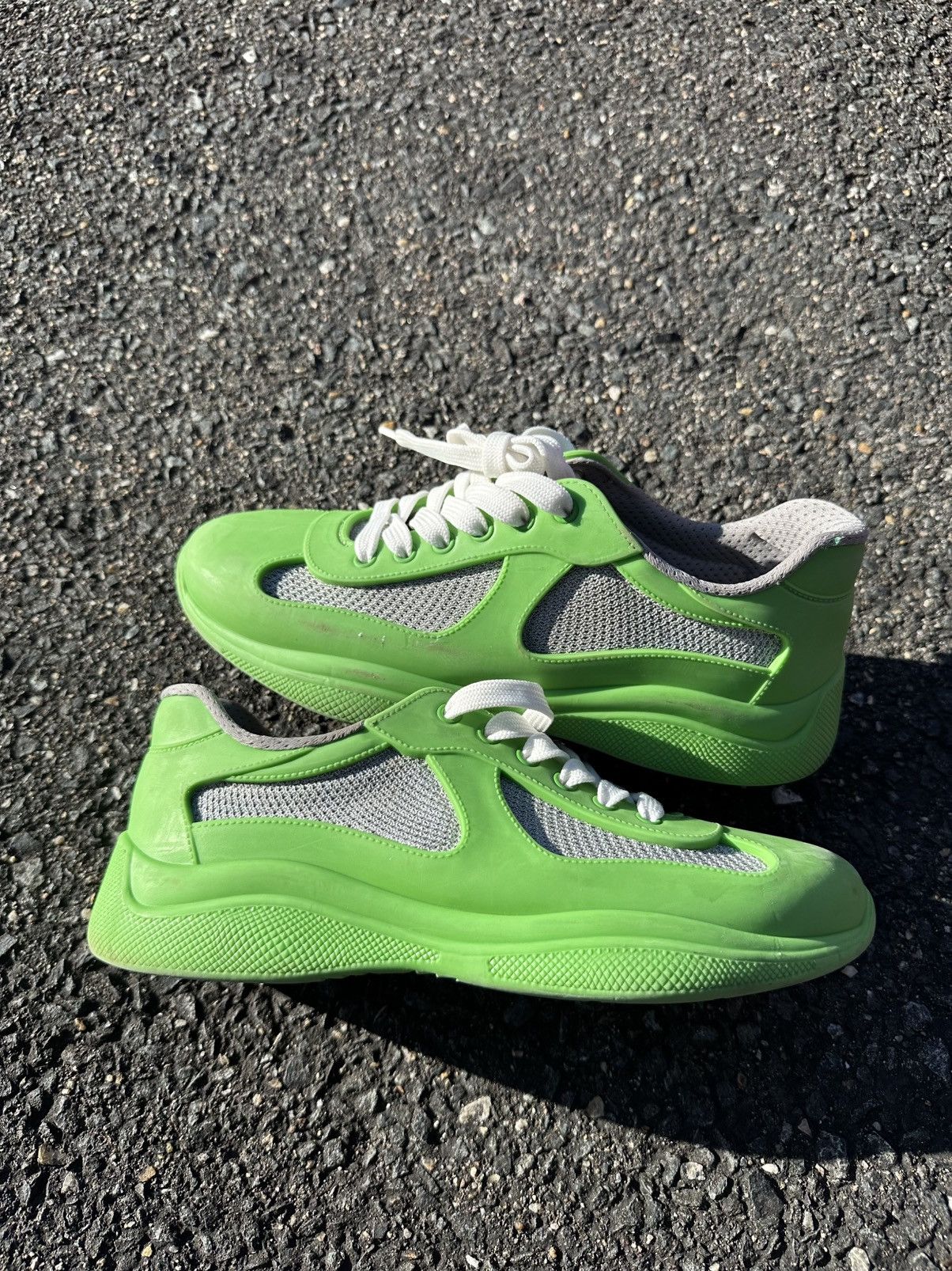 Prada Prada America’s Cup Soft Rubber Green Size US 6 / EU 39 - 15 Thumbnail