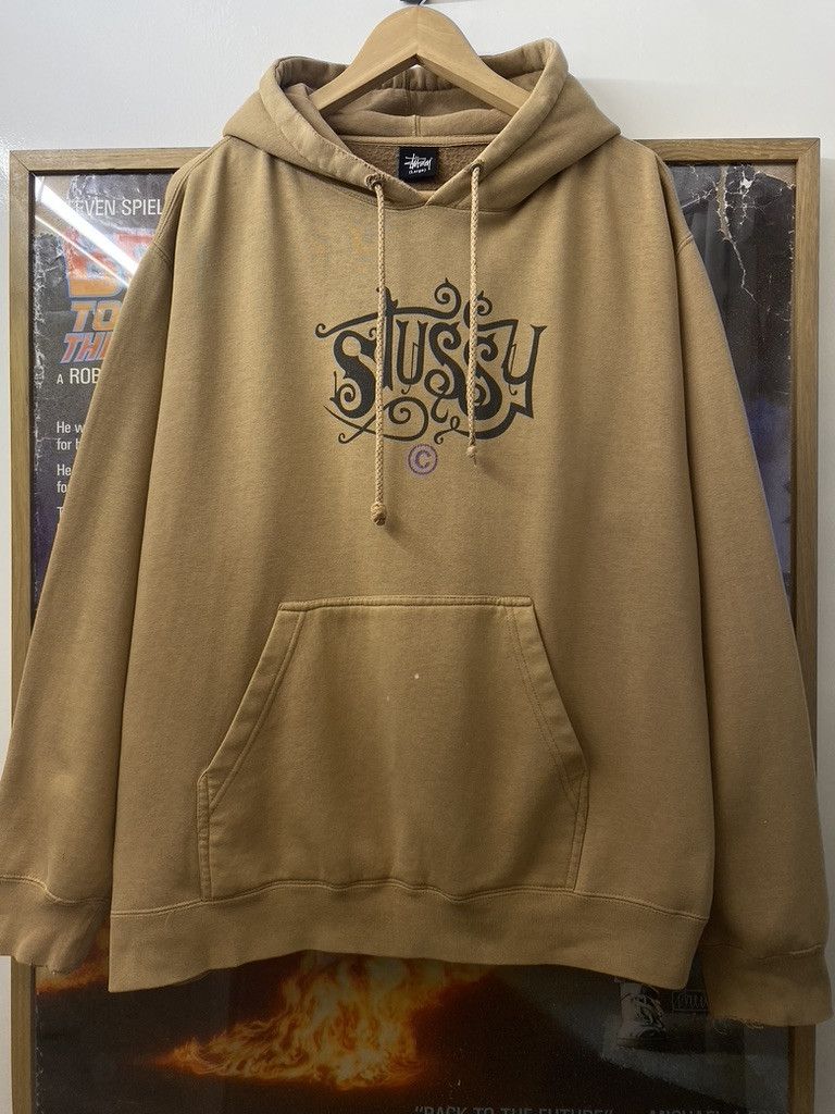 Stussy 00s Vintage Stussy Co. Old Cursive Script Spellout Hoodie Size US L / EU 52-54 / 3 - 4 Thumbnail