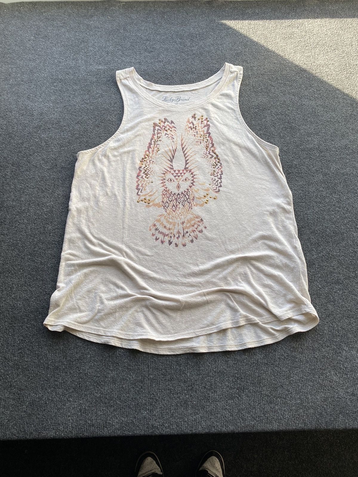 Lucky Brand 🔥Cowboy Western Vntg lucky brand tank top women xl Size XL / US 12-14 / IT 48-50 - 1 Thumbnail