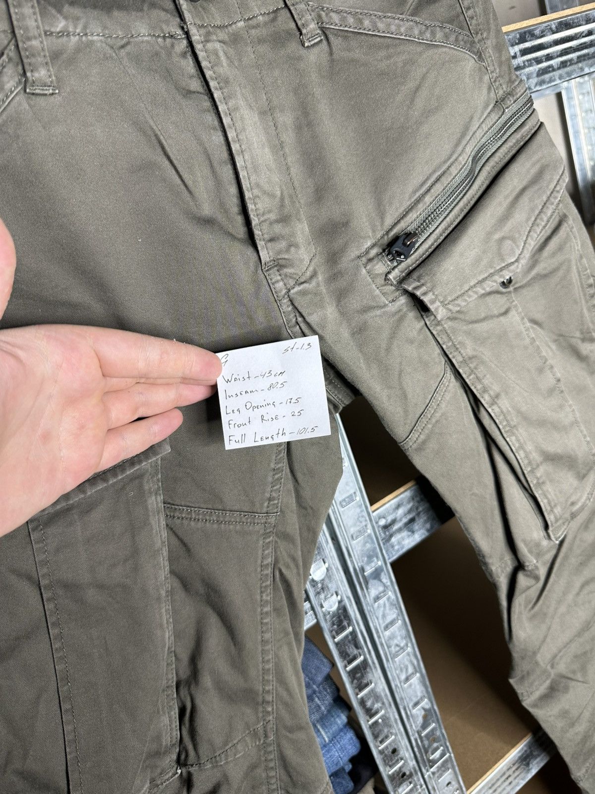 G-Star G-STAR RAW Men's Cargo Military Pants Size 30x32 Size US 30 / EU 46 - 6 Thumbnail