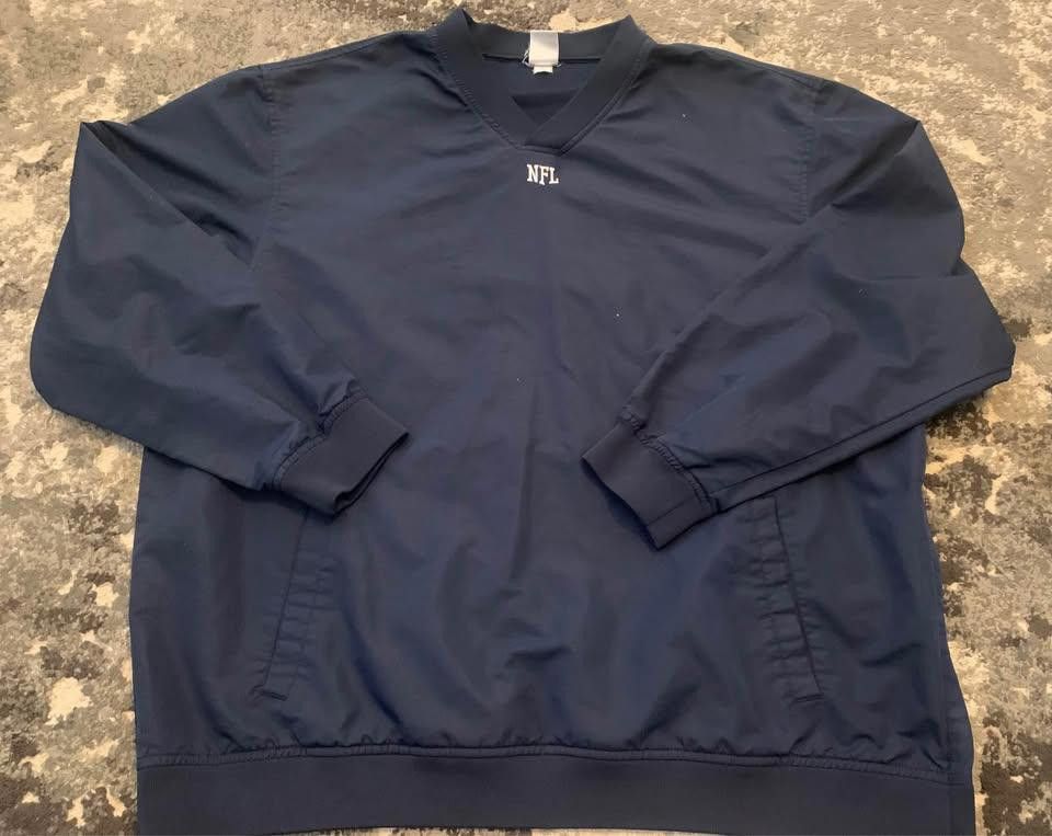 NFL NFL Navy Blue Pullover Crewneck Sweatshirt XL Size US XL / EU 56 / 4 - 1 Thumbnail