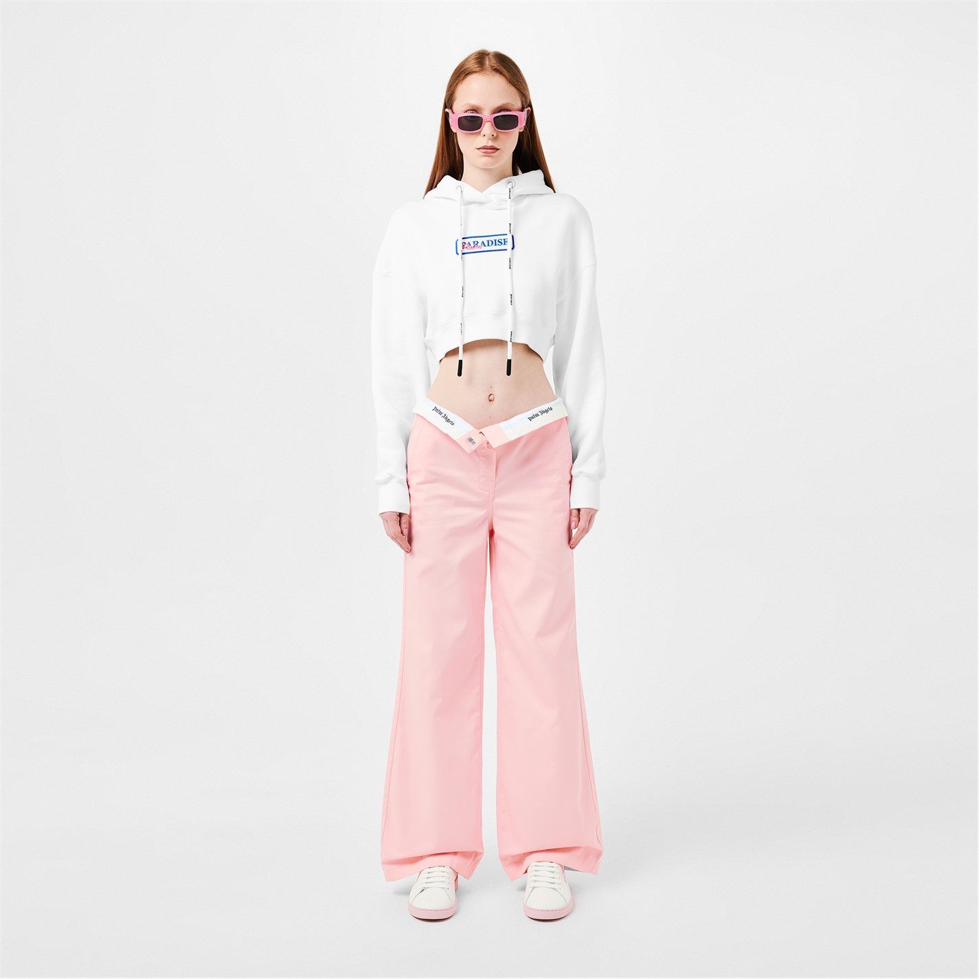 Palm Angels o1g2r1mq0325 Reversed Waistband Chino Pant in Pink Size 25" / US 0 / IT 36 - 6 Thumbnail