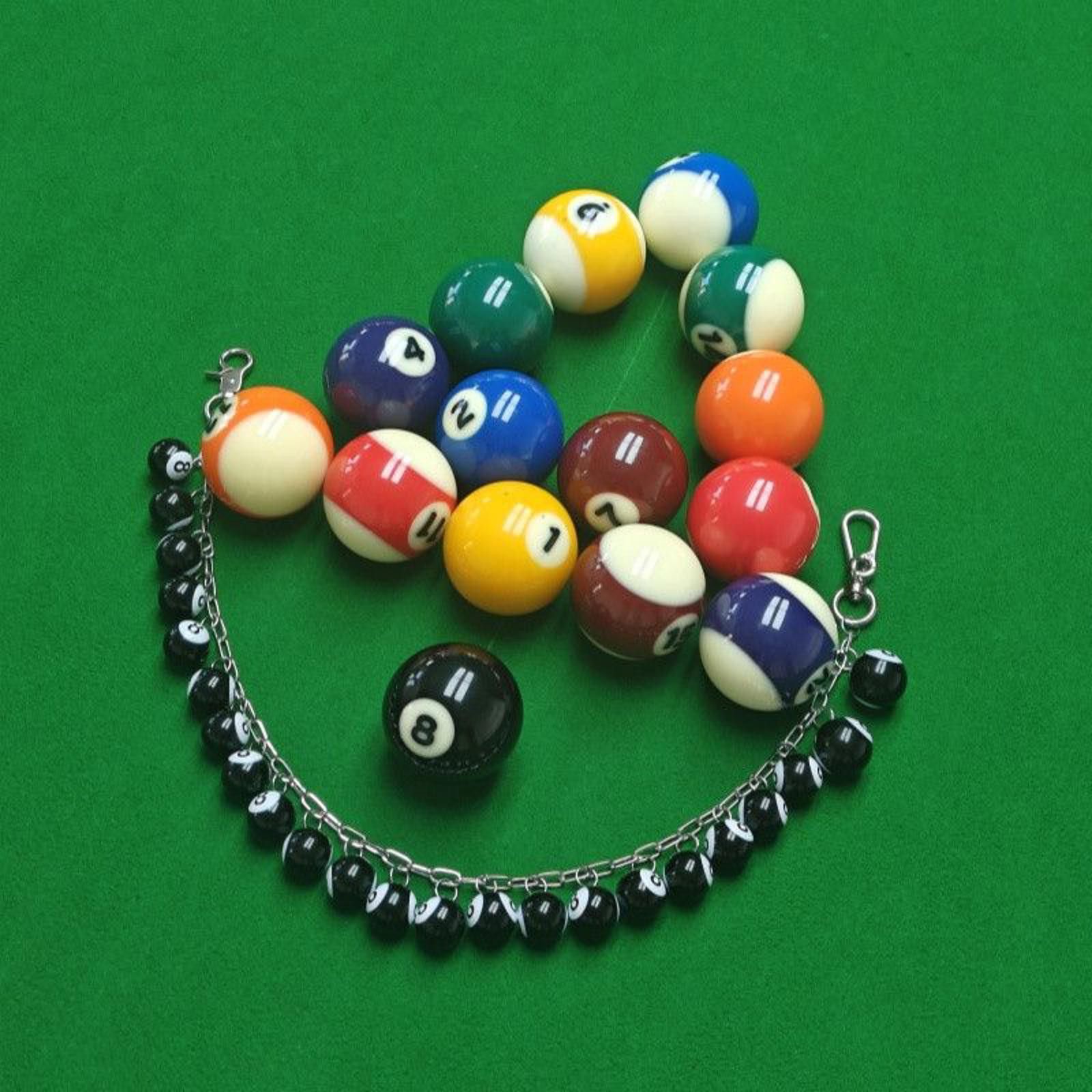 Jewelry DIY Black Eight-Shaped Key Chain Size ONE SIZE - 2 Thumbnail