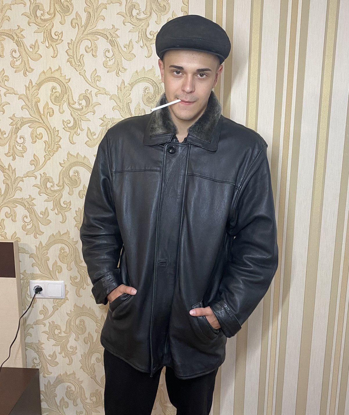 14th Addiction Leather Fur 14TH Addiction Coat Jacket vest avant garde Size US L / EU 52-54 / 3 - 4 Thumbnail
