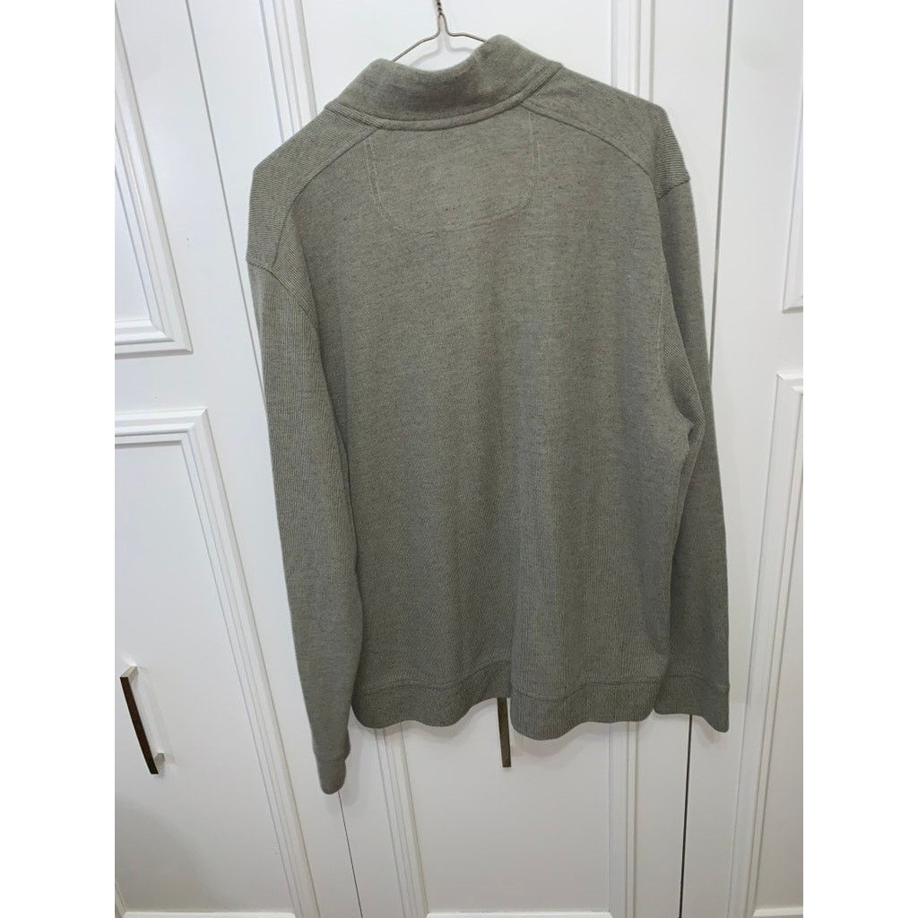Tommy Bahama Tommy Bahama Men's XL Green Henley Mock Neck Sweater Size US XL / EU 56 / 4 - 7 Thumbnail