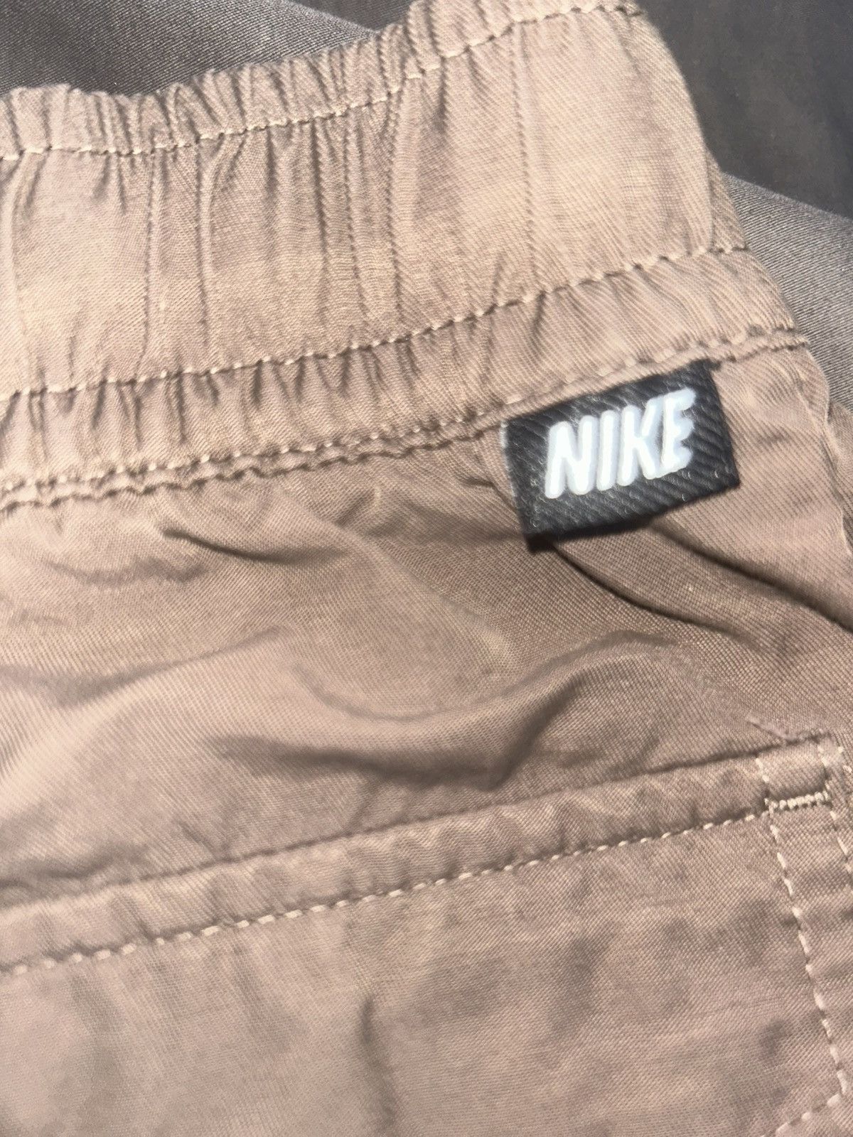 Nike × Vintage Vintage Nike Cargo Brown Pants Size US 31 - 3 Thumbnail