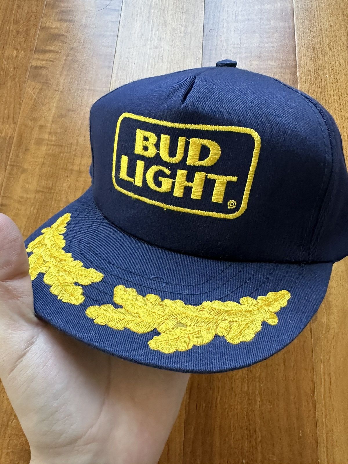 Vintage Vintage 80s Bud Light Scrambled Eggs Trucker Hat OSFA Size ONE SIZE - 3 Thumbnail