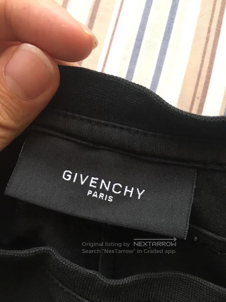 Givenchy Givenchy Dog Head Crystal Short Tee Size US L / EU 52-54 / 3 - 5 Thumbnail