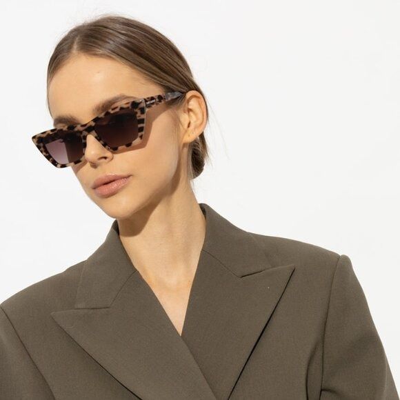 Saint Laurent Paris NEW SAINT LAURENT SL276 MICA 037 WOMEN HAVANA SUNGLASSES SAI Size ONE SIZE - 4 Thumbnail