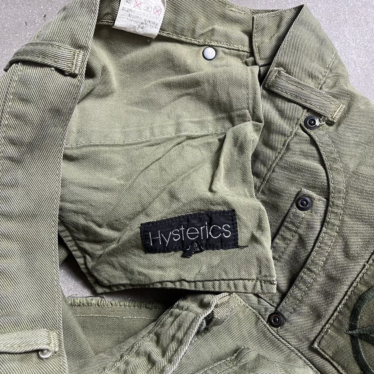 Hysteric Glamour × Le Grande Bleu (L.G.B.) Hysteric Glamour Army Military Style Mini Skirt Size 30" / US 8 / IT 44 - 7 Thumbnail