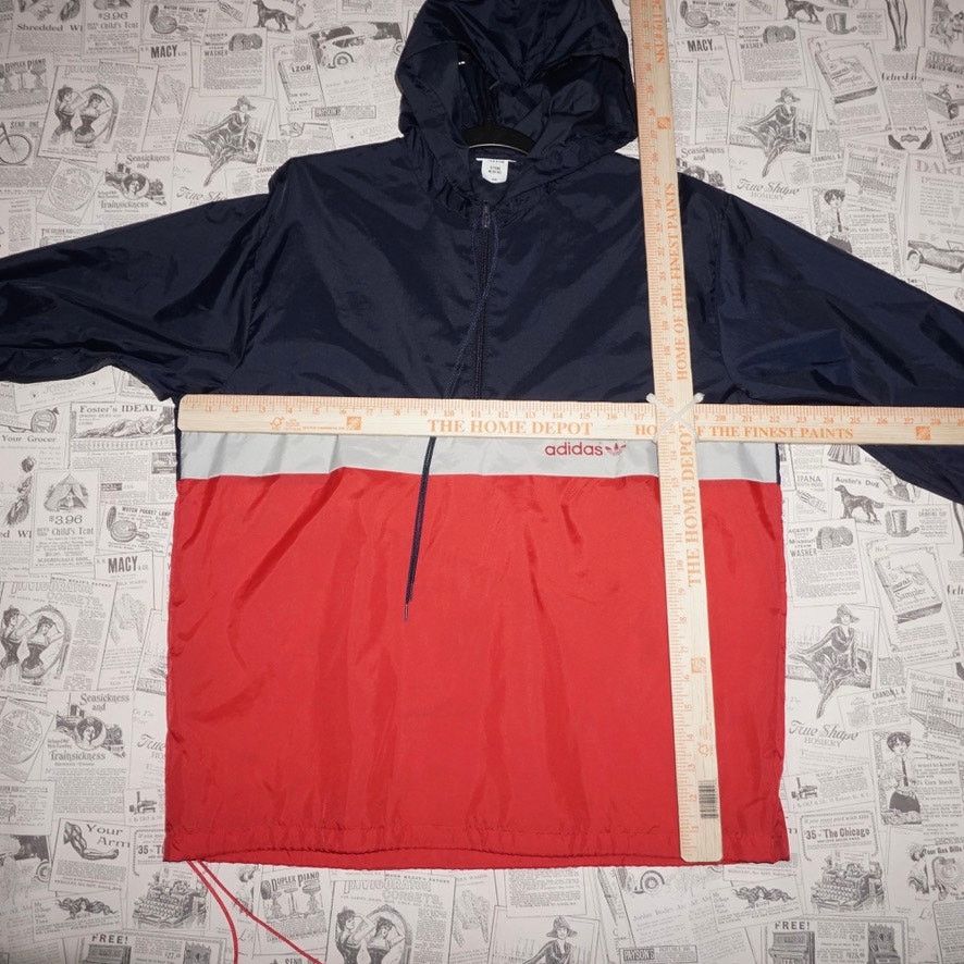 Adidas Medium - Vintage Y2K Adidas 2tone half zip 1980s windbreaker Size US M / EU 48-50 / 2 - 4 Thumbnail
