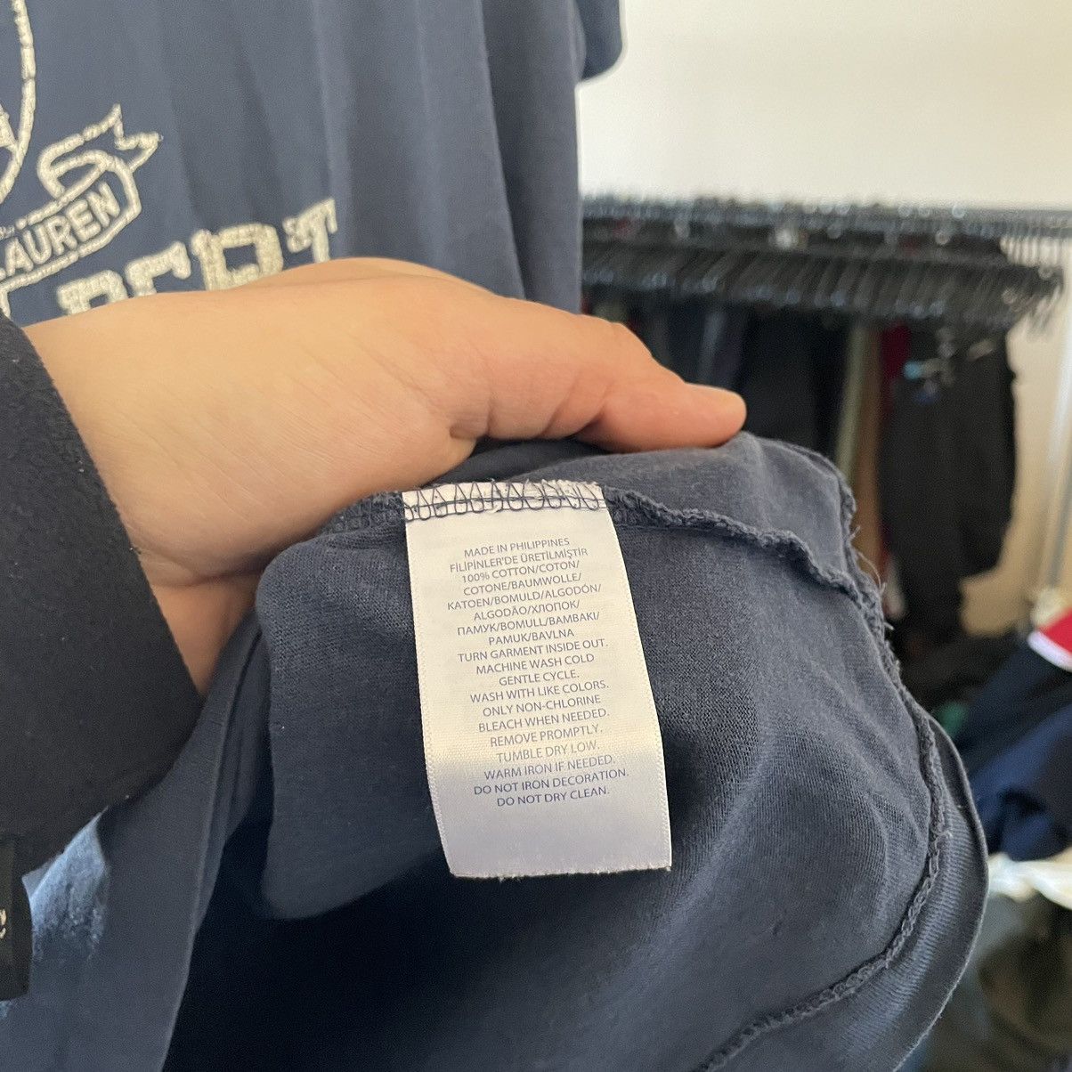 Polo Ralph Lauren × Ralph Lauren × Vintage Ralph Lauren Big Logo American tee shirt slim fit old mercer Size US L / EU 52-54 / 3 - 5 Thumbnail