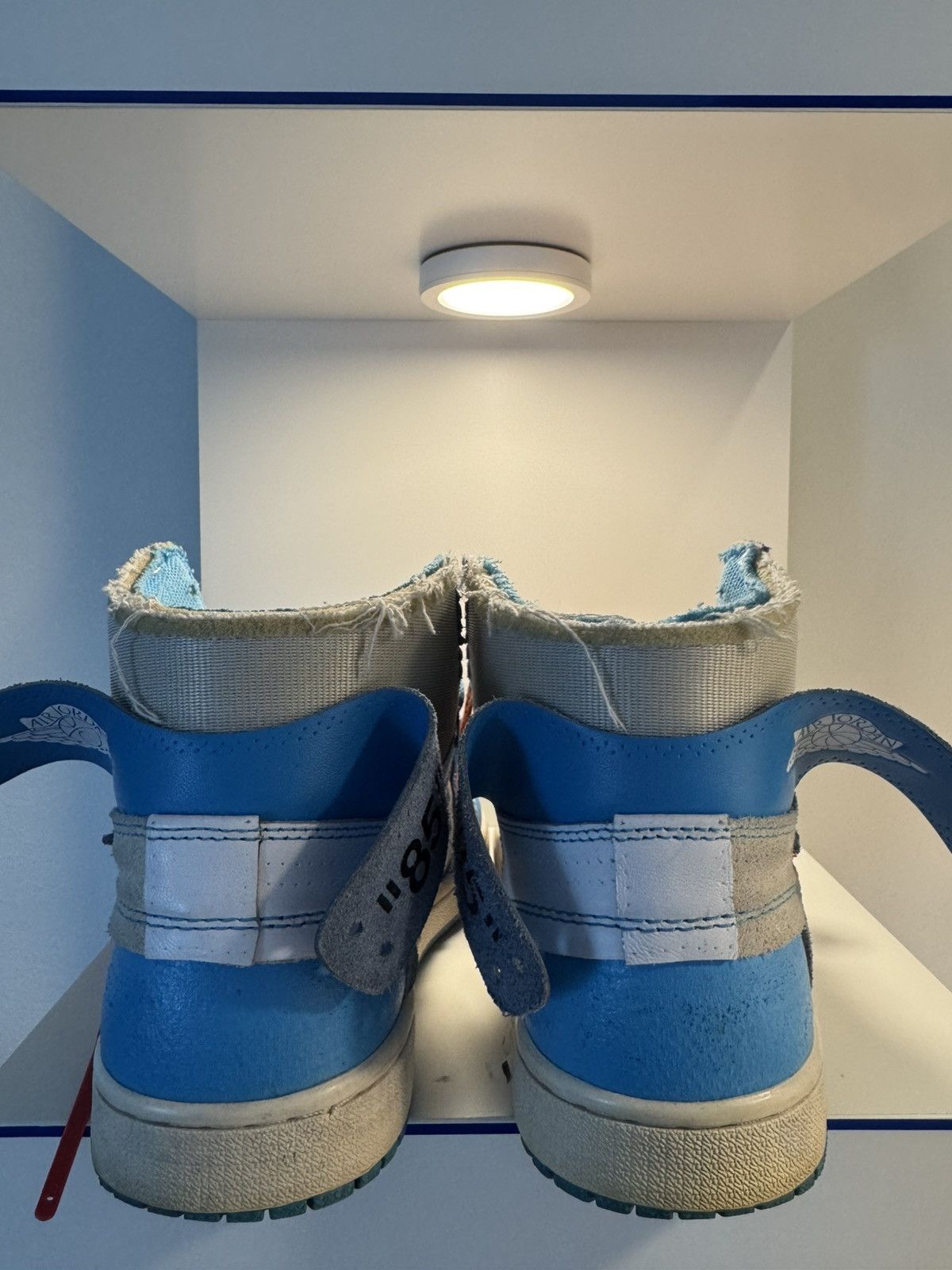 Off-White Jordan one off-white UNC Size US 7 / EU 40 - 4 Thumbnail