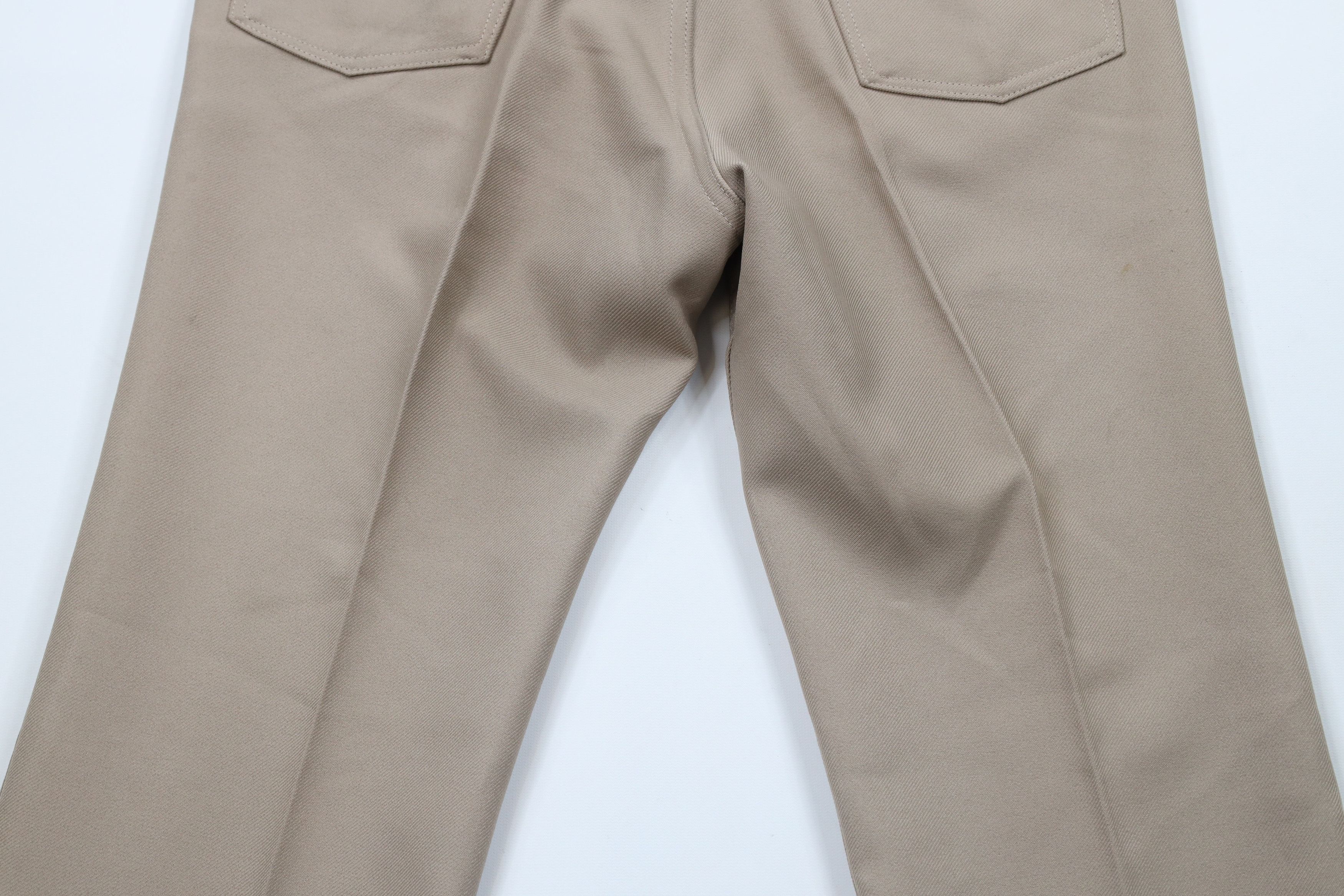 Vintage × Wrangler Vintage 90s Wrangler Knit Flared Bootcut Chino Pants Beige Size US 36 / EU 52 - 13 Thumbnail