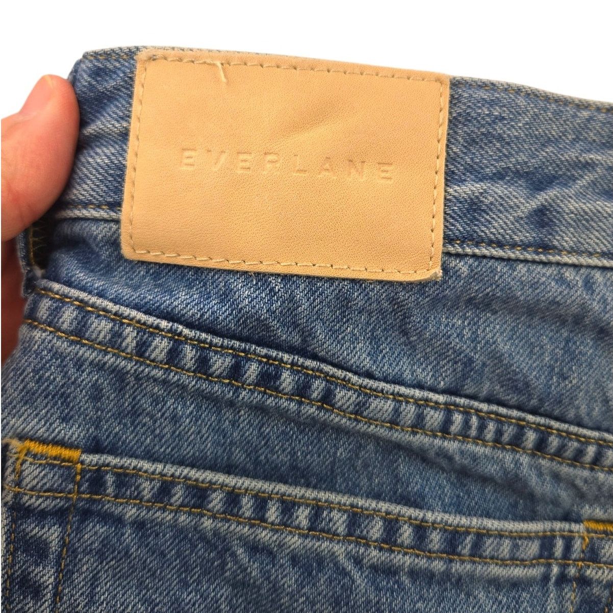 Everlane Everlane | The Mid-Way Midi Denim Skirt | Size 24 Size 24" / US 00 / IT 34 - 7 Thumbnail