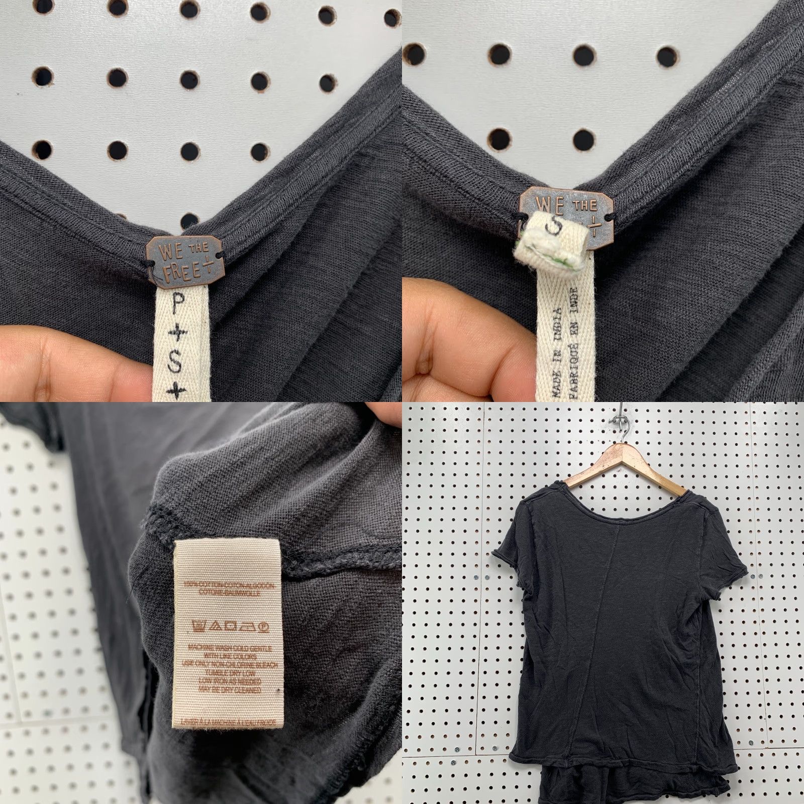 Vintage We The Free Ruffle Top Black Womens Small Fits 16x24 Double Layer Shirt Womens Small Black Ruffle Top 16x24 Size S / US 4 / IT 40 - 8 Thumbnail