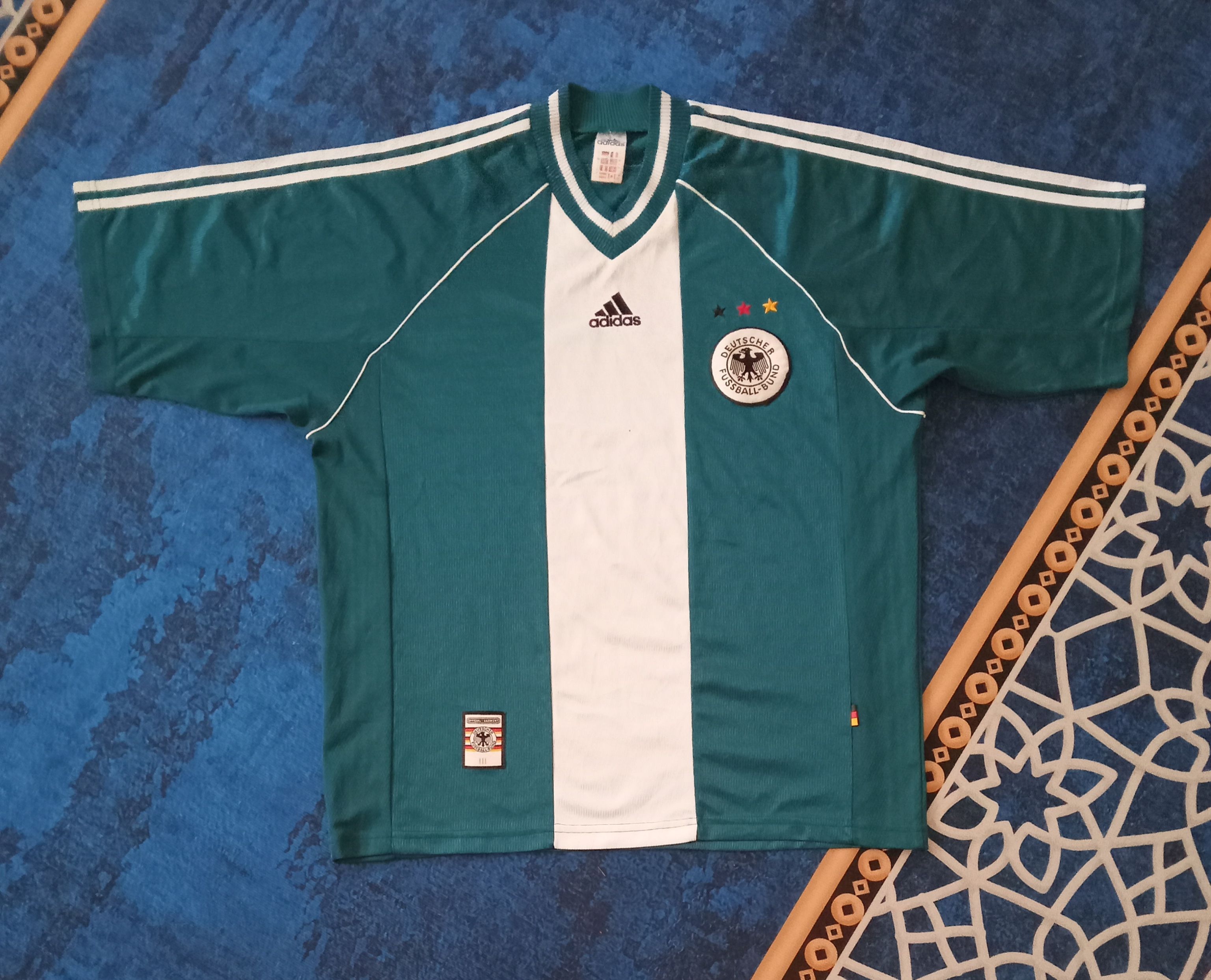 Adidas Adidas Vintage Germany Away Jersey Size US L / EU 52-54 / 3 - 1 Thumbnail