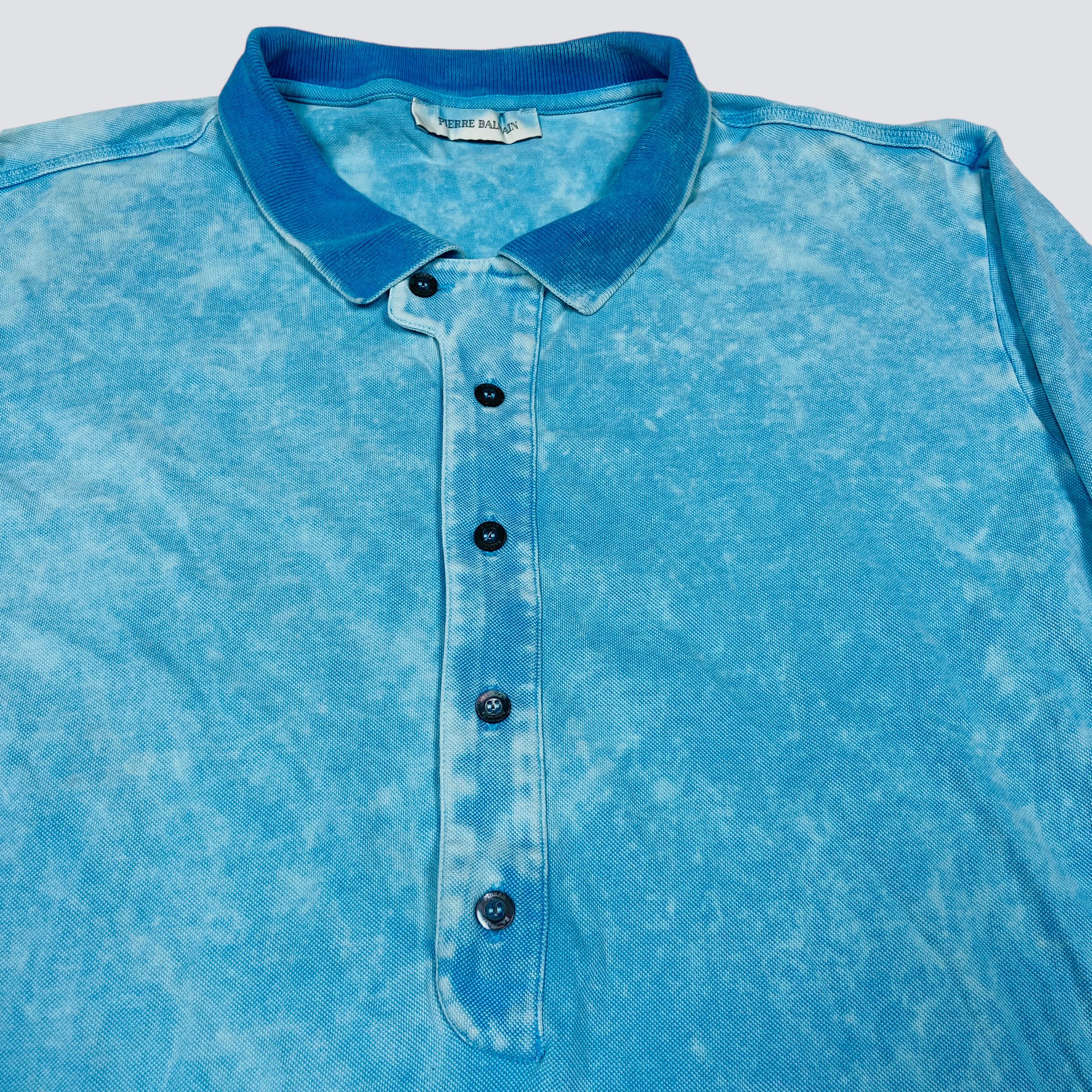 Balmain BALMAIN ARCHIVE STONE WASHED BABY BLUE LONGSLEEVE - № 1099 Size US XL / EU 56 / 4 - 3 Thumbnail