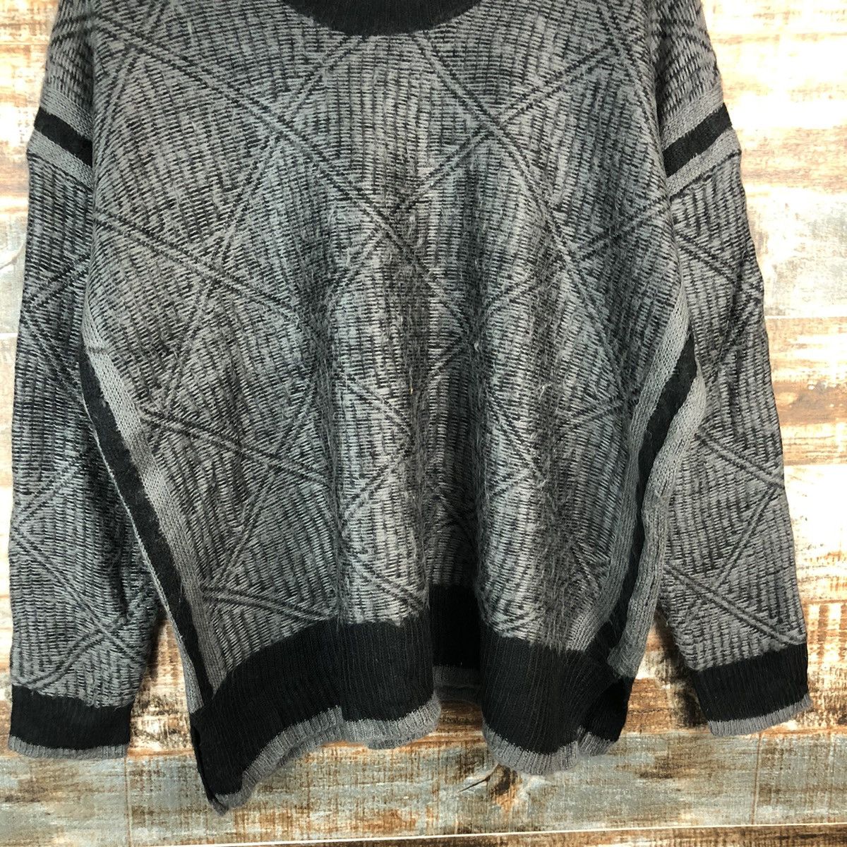 Homespun Knitwear Japanese Brand Grey vintage Knitwear #A1963 Size US M / EU 48-50 / 2 - 6 Thumbnail
