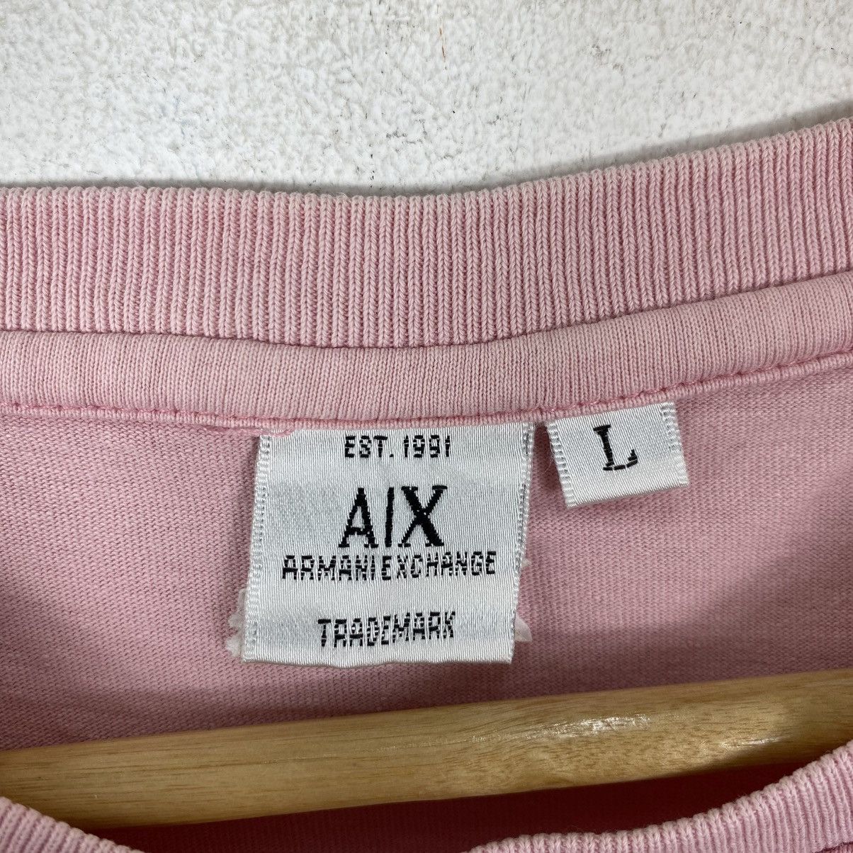 Armani Exchange Armani Exchange Vintage Pink Big Logo Graphic Tee L Size L / US 10 / IT 46 - 4 Thumbnail