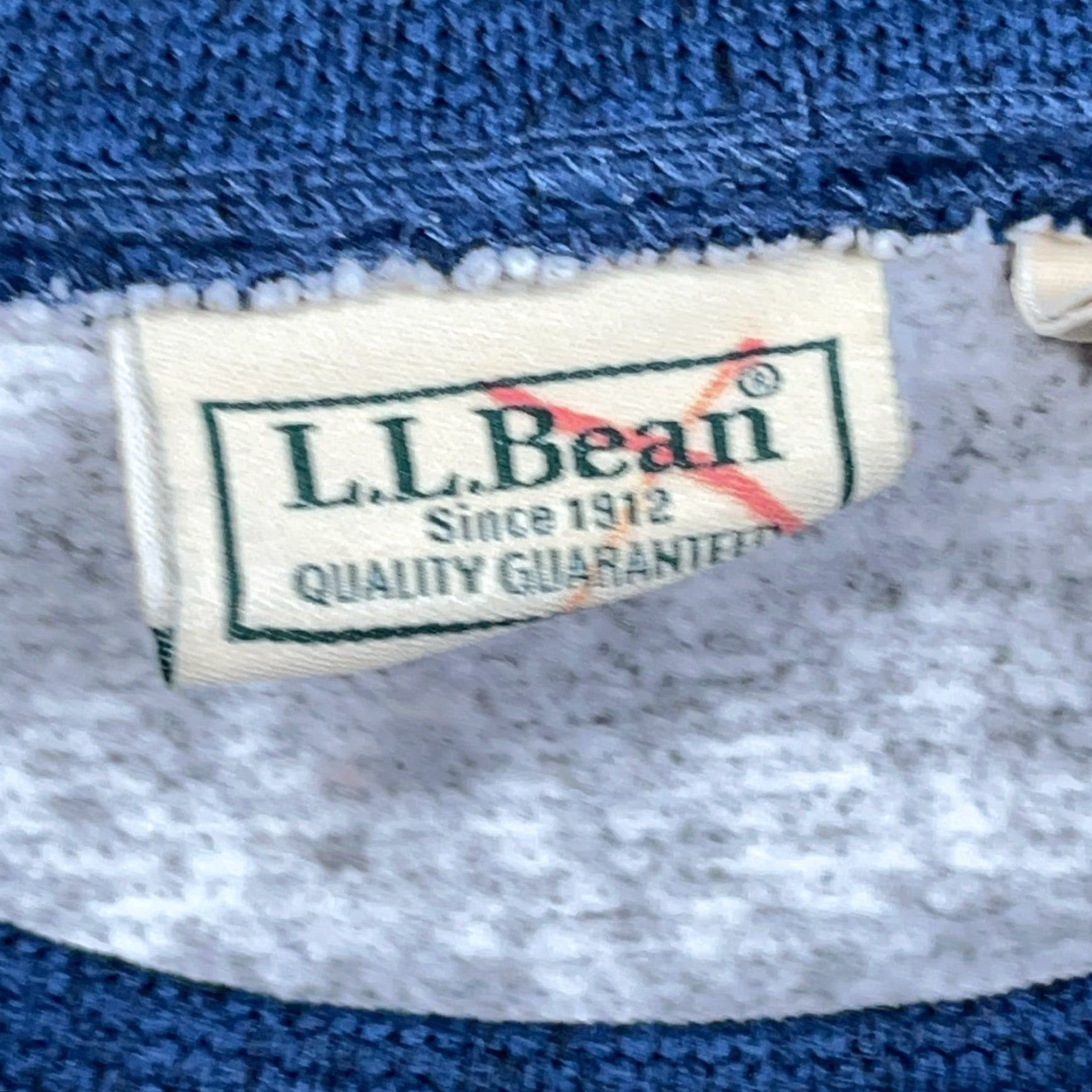 Vintage VINTAGE LL Bean Sweatshirt Men Medium Gray Blue Pullover Crewneck Sweater Heather Adult Size US M / EU 48-50 / 2 - 3 Thumbnail