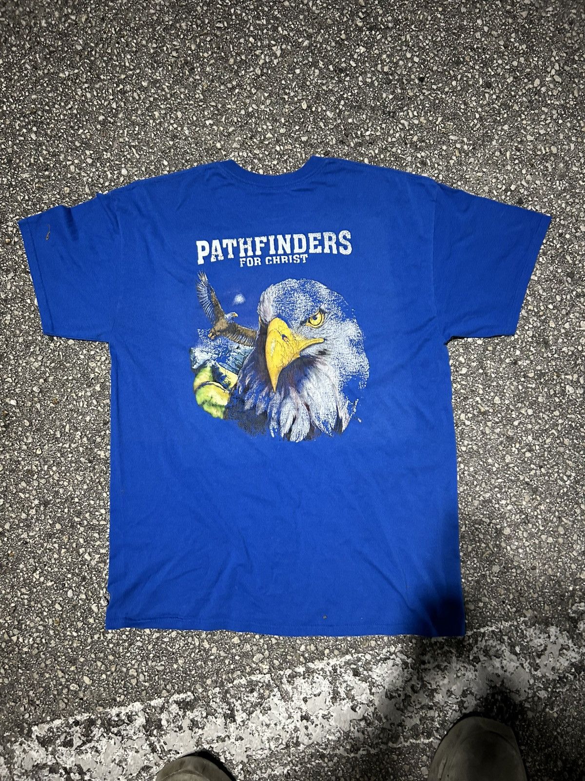 Other 1/1 Your World US Debt Clock blue graphic tee t shirt Size US L / EU 52-54 / 3 - 3 Thumbnail