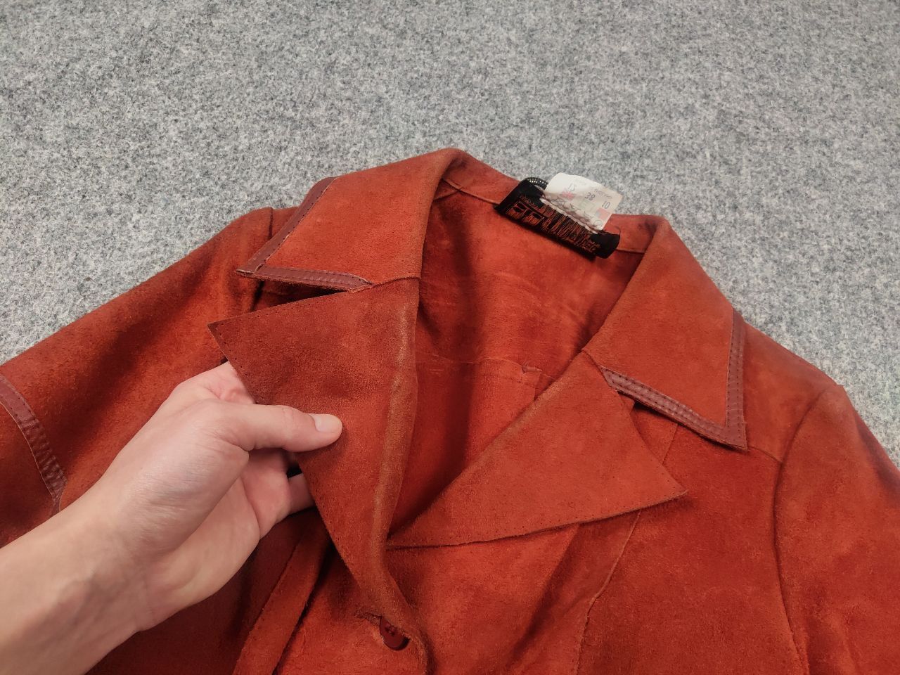 Vintage Vintage 60s Limited Suede Leather Short sleeve Blazer Jacket Size L / US 10 / IT 46 - 14 Thumbnail