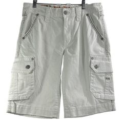 Rock Revival Classic Camo Cargo Short - Men's Shorts in Grey Camo