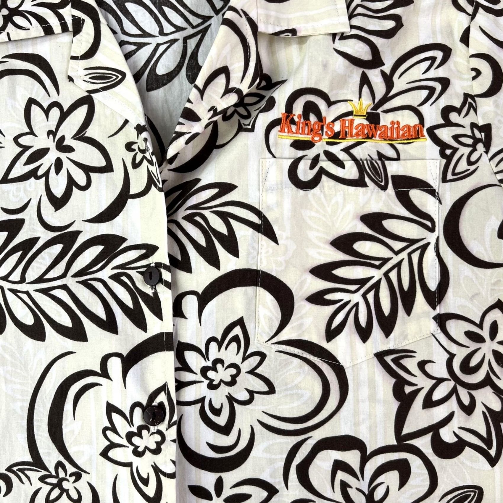 Vivobarefoot VINTAGE Go Barefoot Hawaiian Shirt Mens XL Beige Brown Floral Kings Hawaiian Cotton Size US XL / EU 56 / 4 - 2 Thumbnail