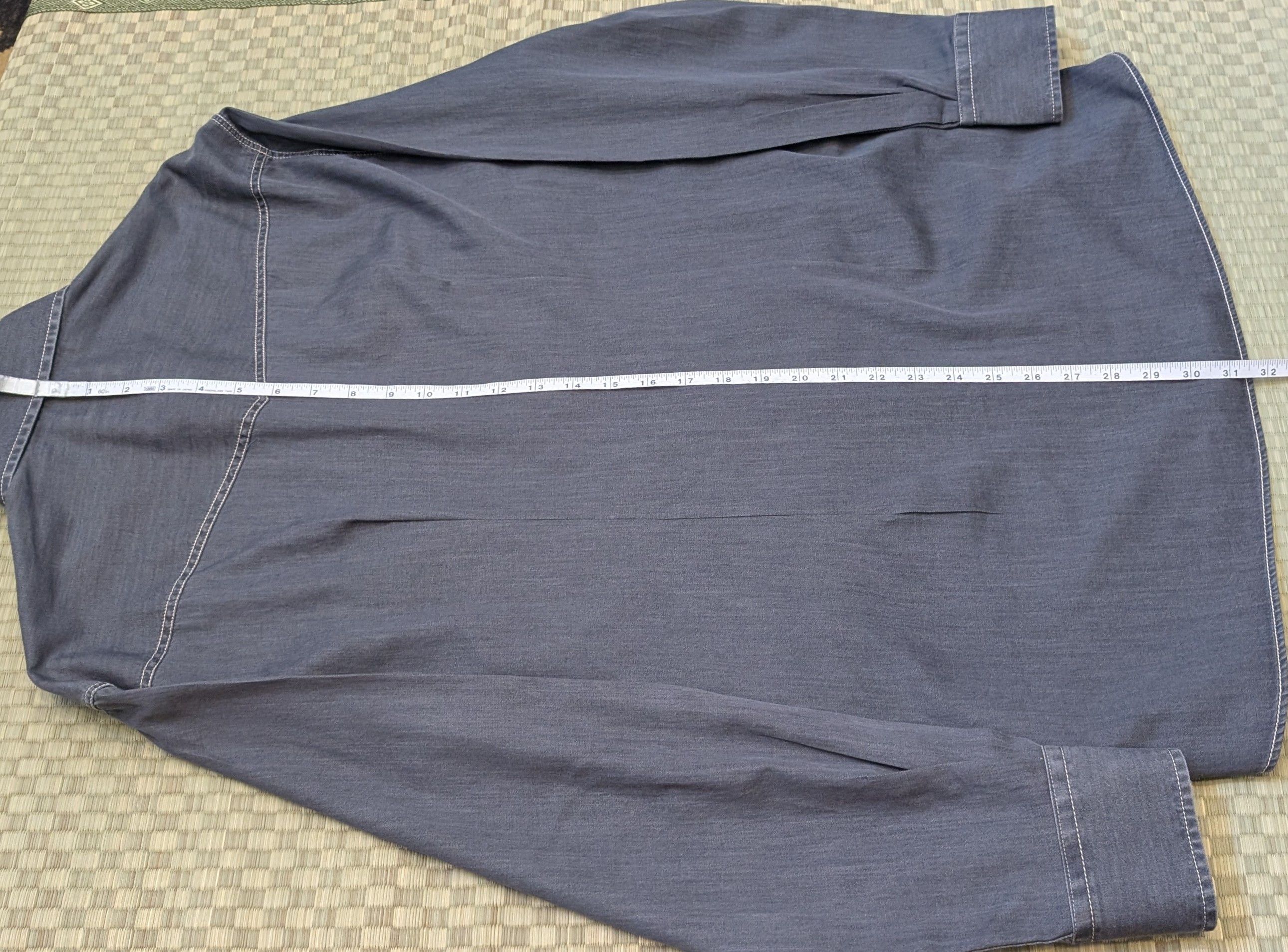 Brunello Cucinelli Brunello Cucinelli Easy Fit Denim Western Shirt Size US XXL / EU 58 / 5 - 7 Thumbnail