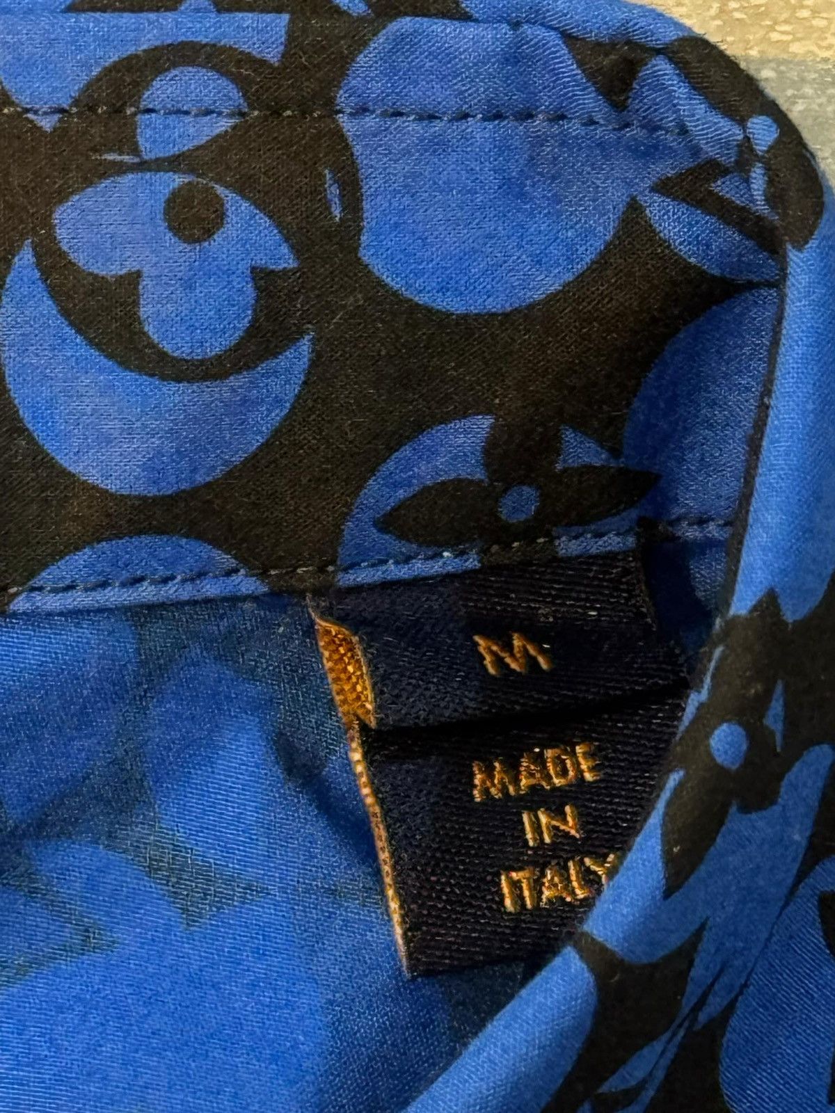 Louis Vuitton Louis Vuitton x Virgil Blue Monogram Oversized Polo Size US XL / EU 56 / 4 - 7 Thumbnail