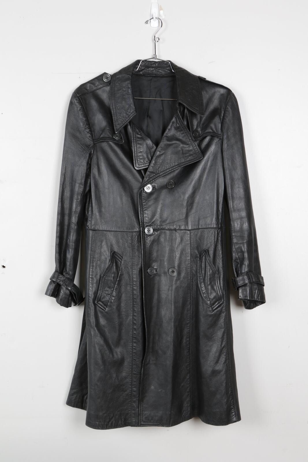 Other 00's Leather Mac Coat Size L / US 10 / IT 46 - 1 Thumbnail