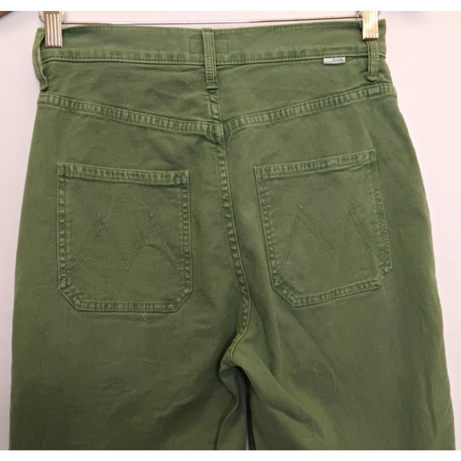 MOTHER Mother The Wrapper Patch Springy Ankle Jeans Size 26 Green Size 26" / US 2 / IT 38 - 5 Thumbnail