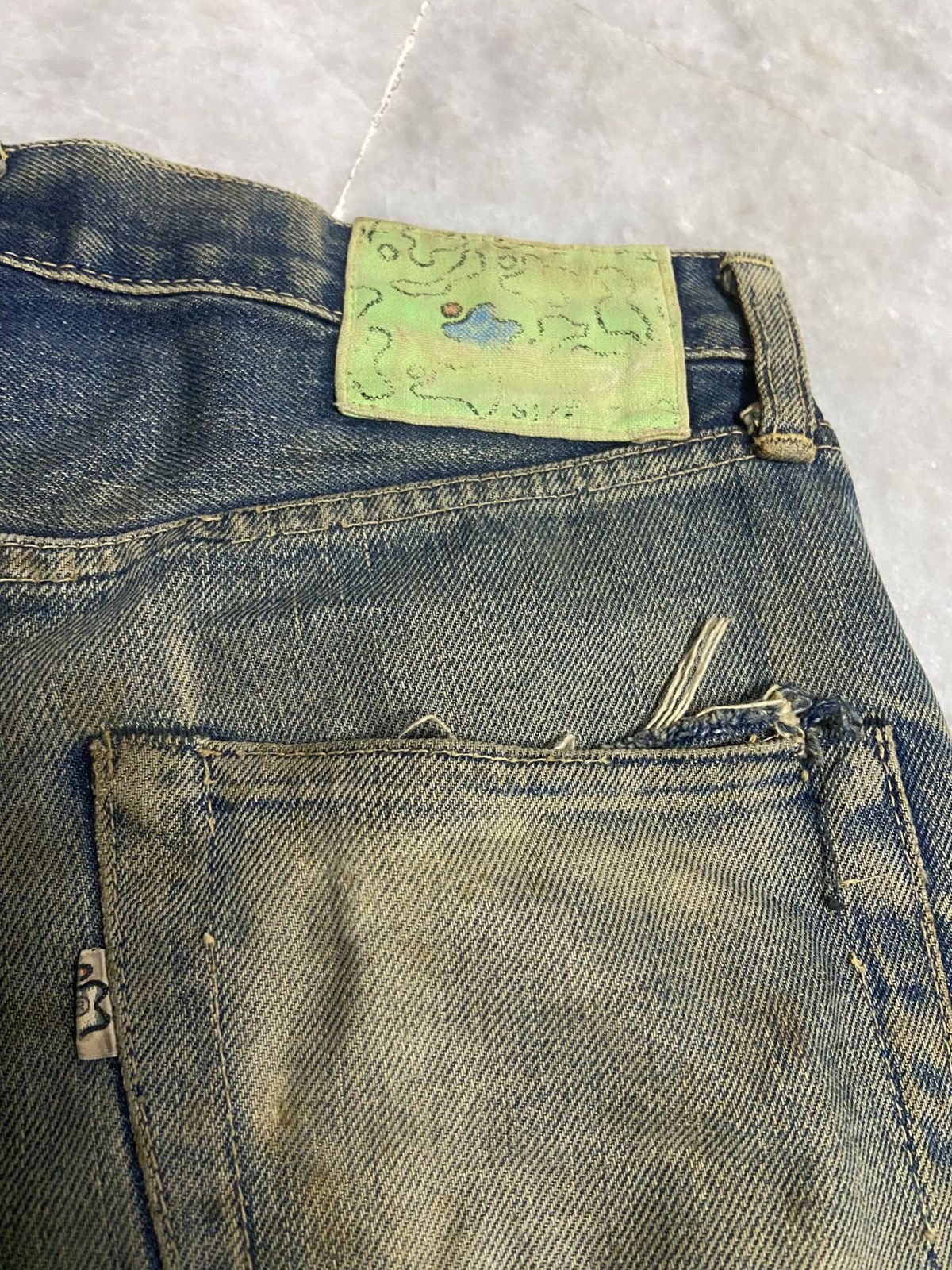 Japanese Brand Bleach distressed jeans Size US 28 / EU 44 - 10 Thumbnail