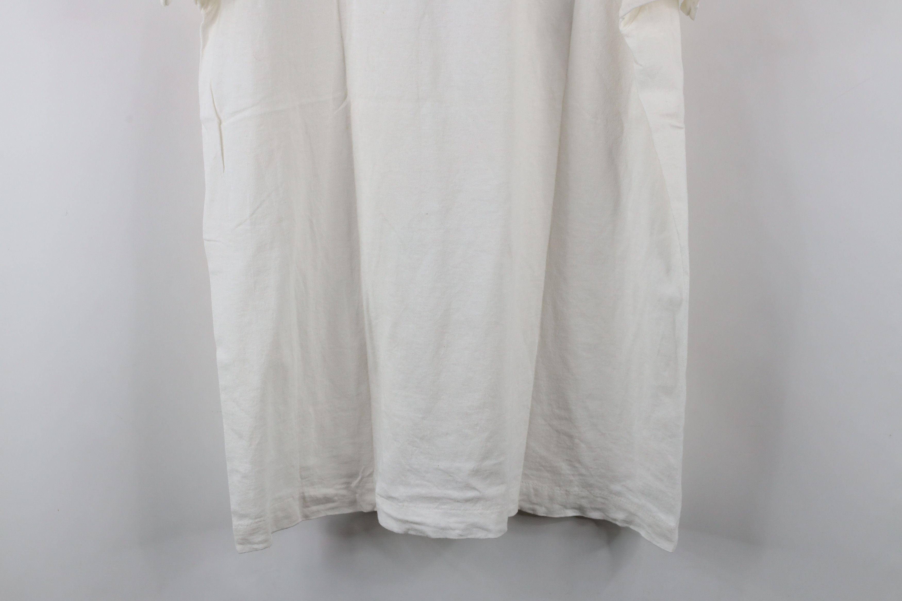 Vintage Vintage 90s Streetwear Cotton Short Sleeve T-Shirt White USA Size US XL / EU 56 / 4 - 11 Thumbnail