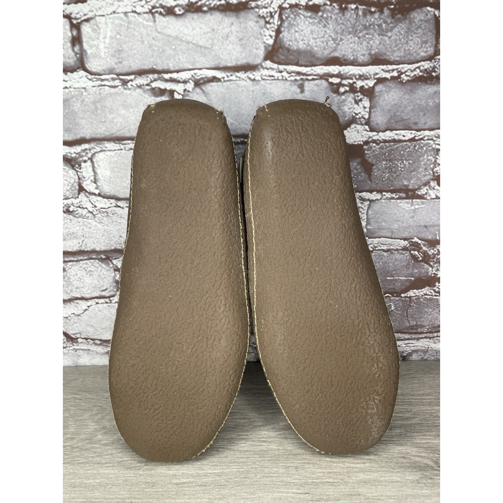 L.L. Bean L.L. Bean Pebble Brown Leather Moccasin Slip On Loafers Shoe Size US 10 / EU 43 - 8 Thumbnail