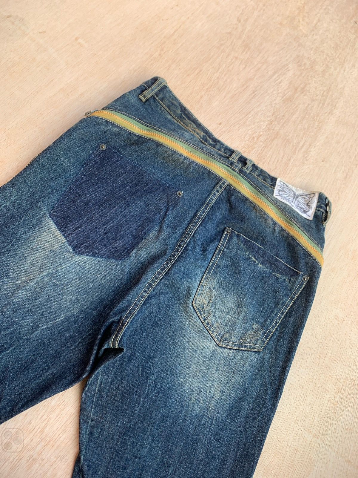 Hysteric Glamour × If Six Was Nine × Japanese Brand Denny Rose Back Zipper Ifsixwasnine Lgb Style Pants Size US 32 / EU 48 - 2 Thumbnail