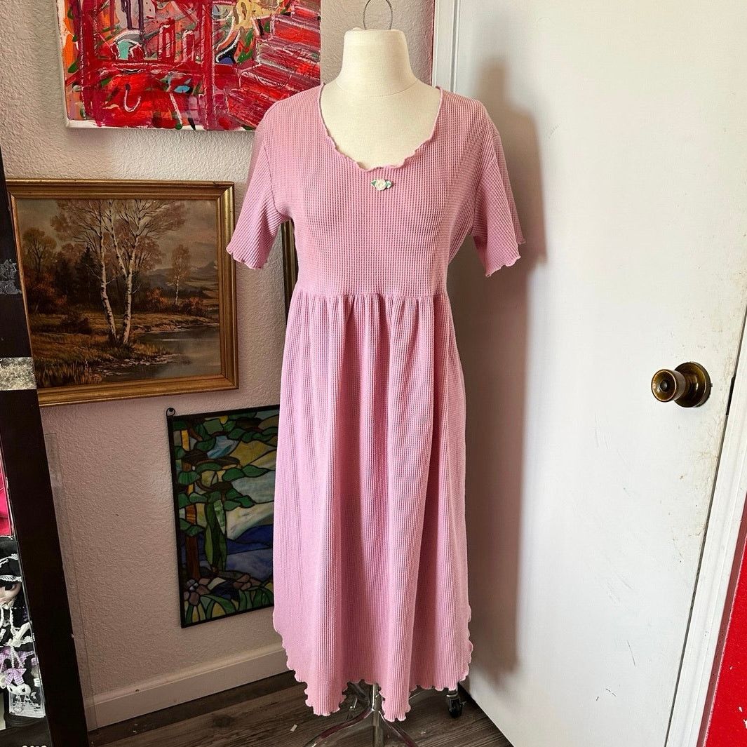 Other sophia morgan pink knit maxi dress Size S / US 4 / IT 40 - 1 Thumbnail