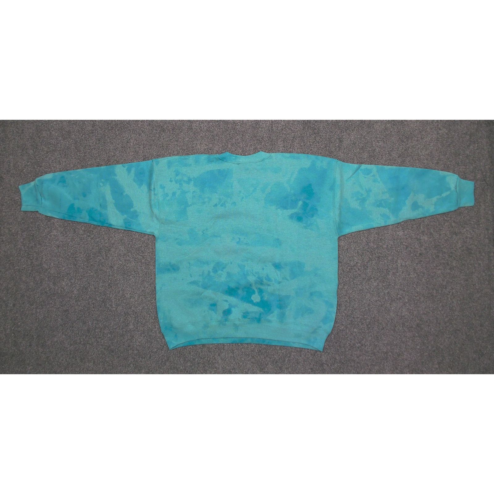 Lee Lee Vintage 90s Custom Bleach Cloud Wash Boxy Sweatshirt XXL Size US XXL / EU 58 / 5 - 5 Thumbnail