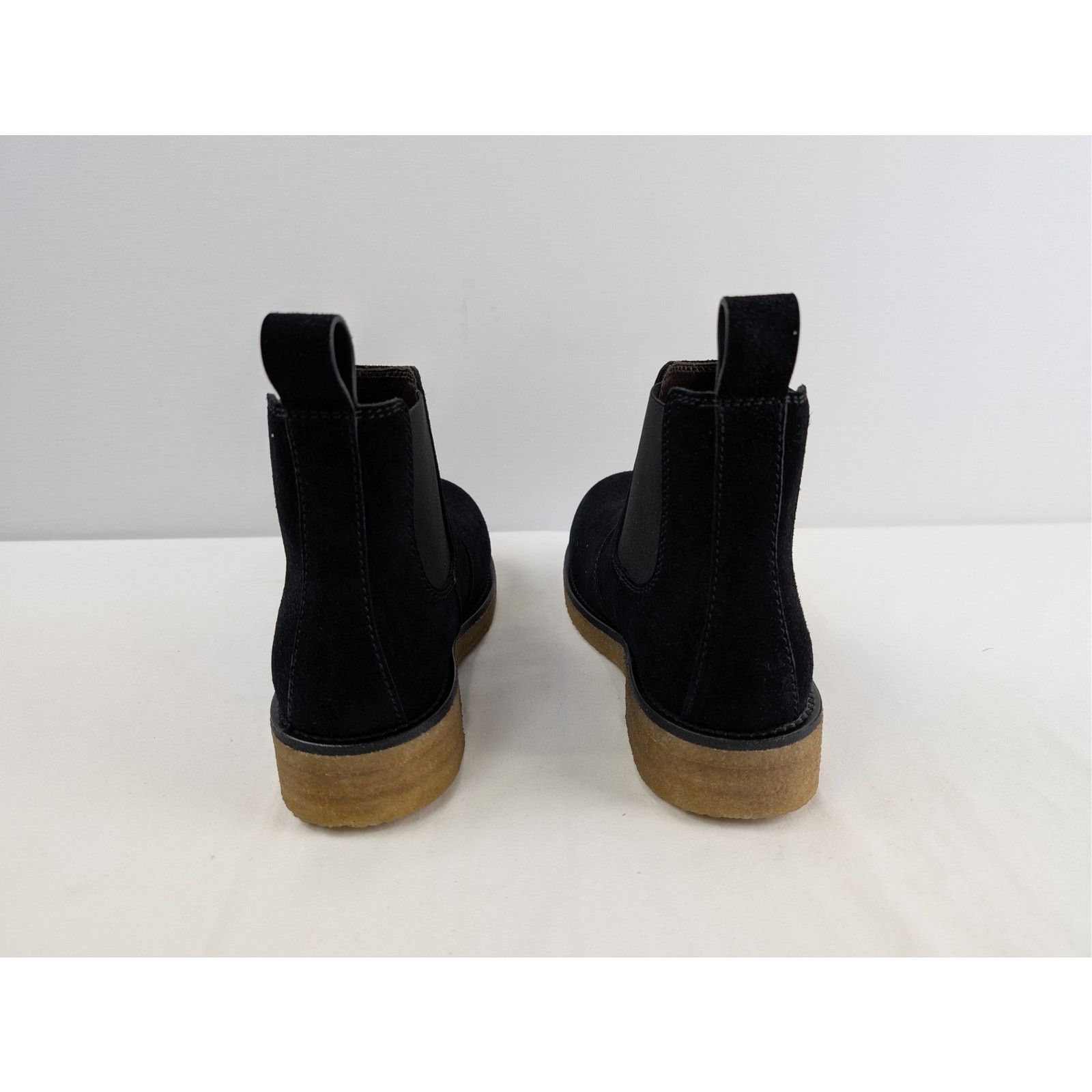 Bottega Veneta o1rshd1 Deep Nubuck Helium Ankle Boots in Black Size US 8 / EU 41 - 11 Thumbnail