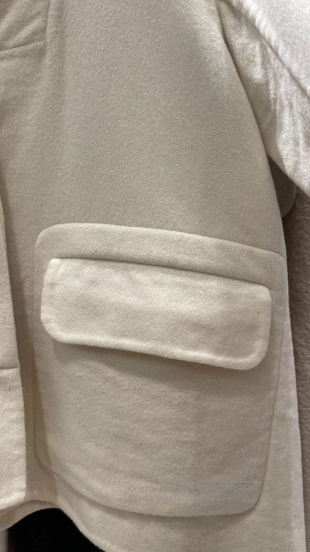 Hermes Hermes Off-White Cashmere Short Coat. Size US S / EU 44-46 / 1 - 5 Thumbnail