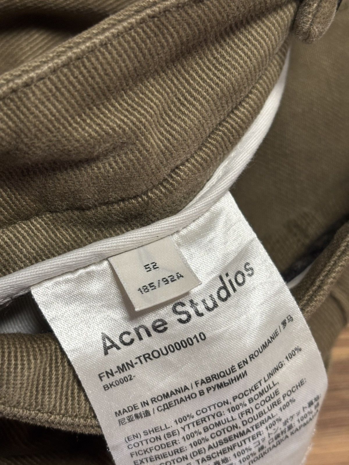 Acne Studios Acne Studios Workwear Pants Hunter Green Rare Size US 36 / EU 52 - 12 Thumbnail