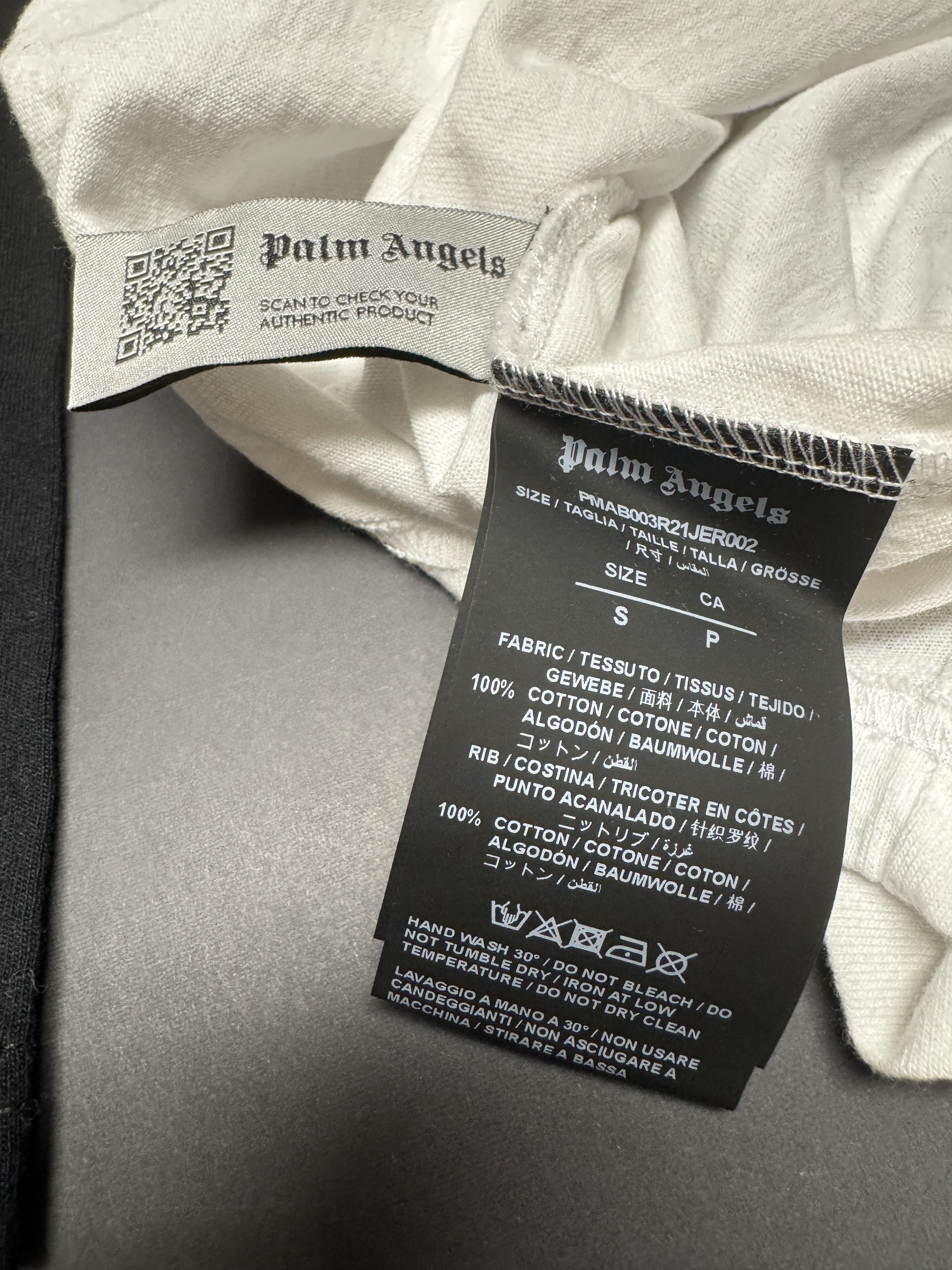 Palm Angels Palm Angels Hue Gothic Vintage Logo T-shirt Size US S / EU 44-46 / 1 - 4 Thumbnail