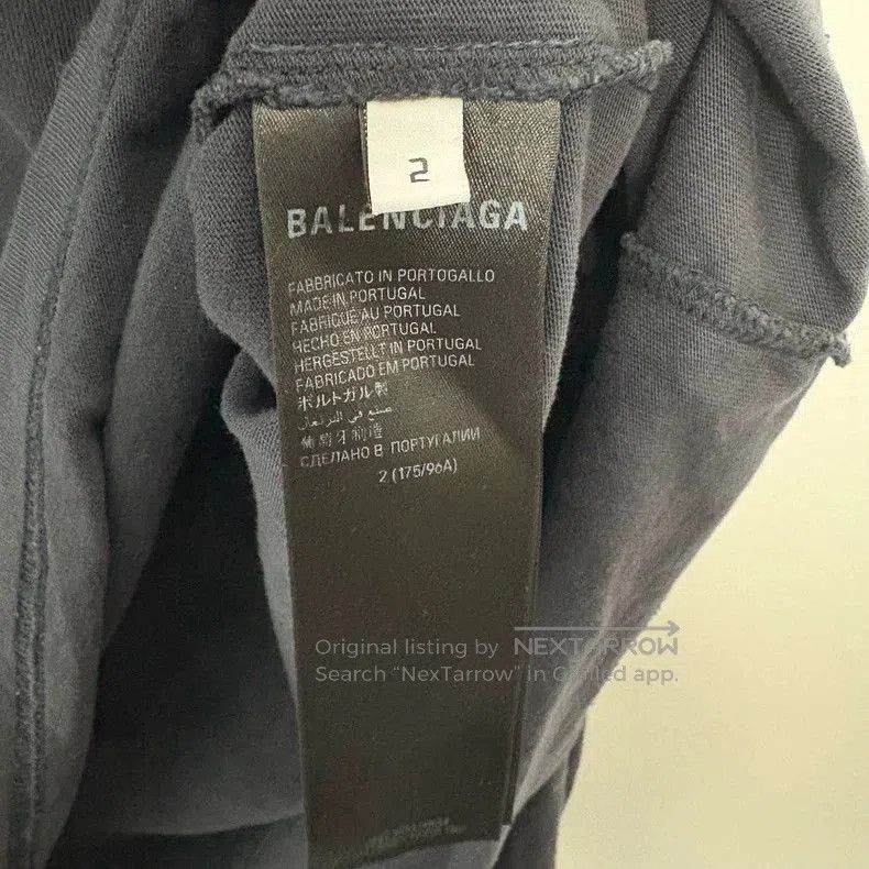 Balenciaga Balenciaga Be Kind Distressed Logo Longsleeve. Size US XXL / EU 58 / 5 - 4 Thumbnail